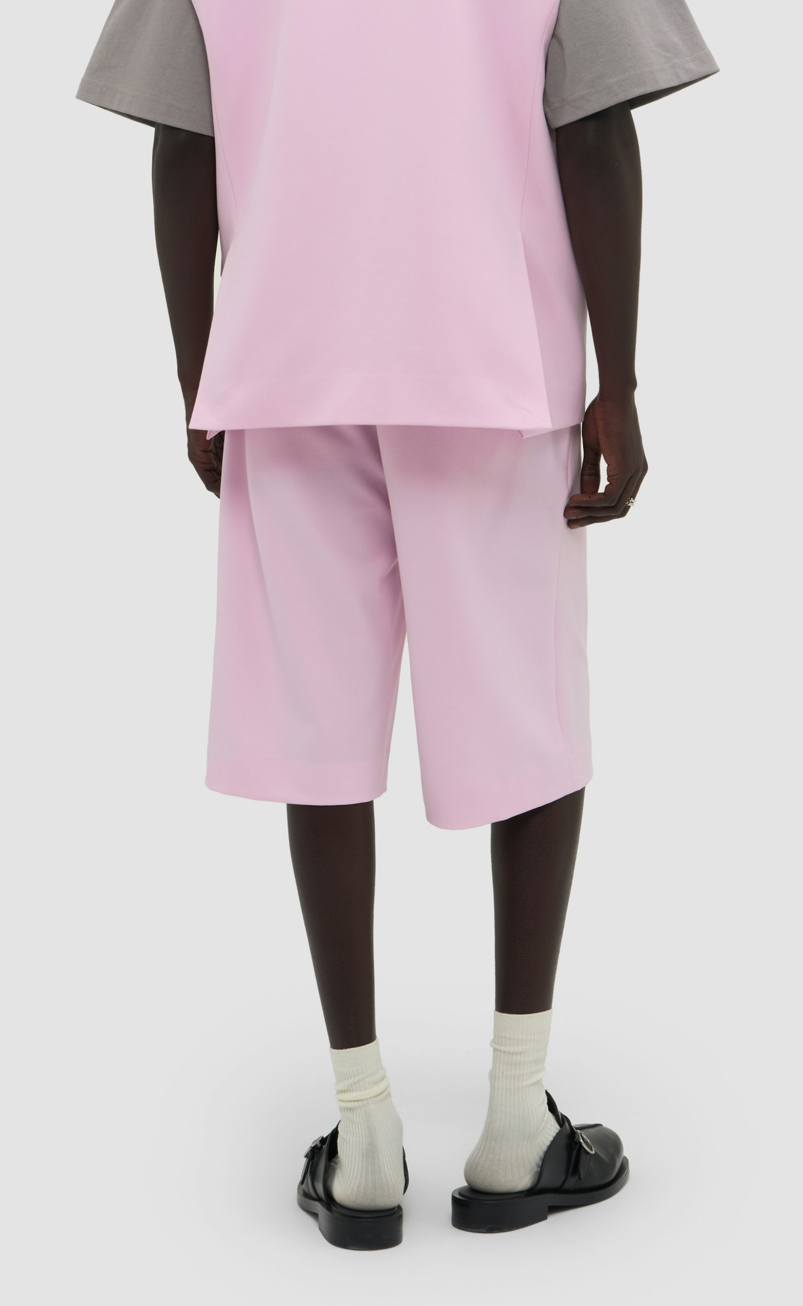 DORIAN PINK TULLE SHORTS