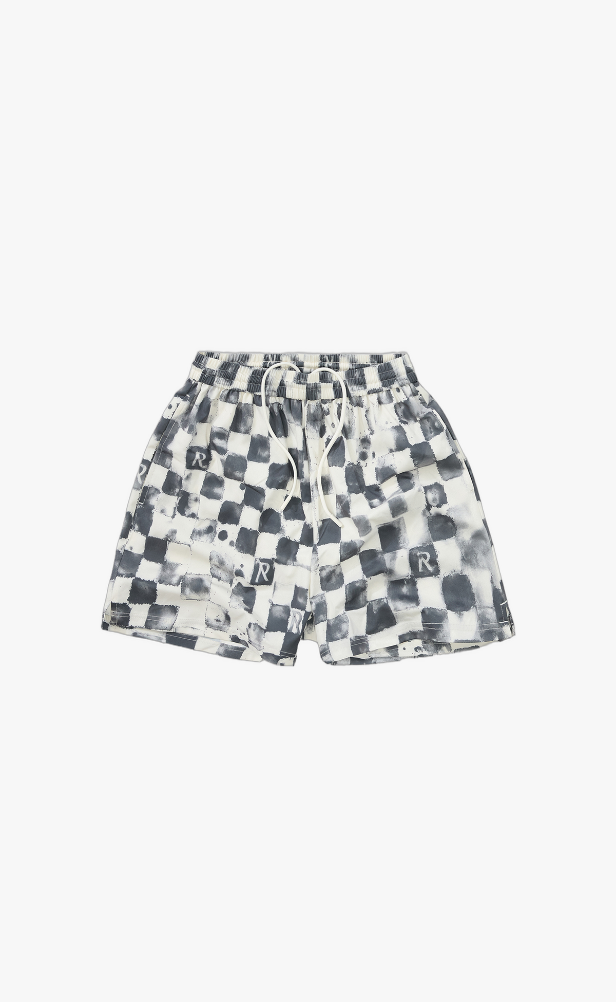 POOL SIDE SWIM FLAT WHITE SHORTS