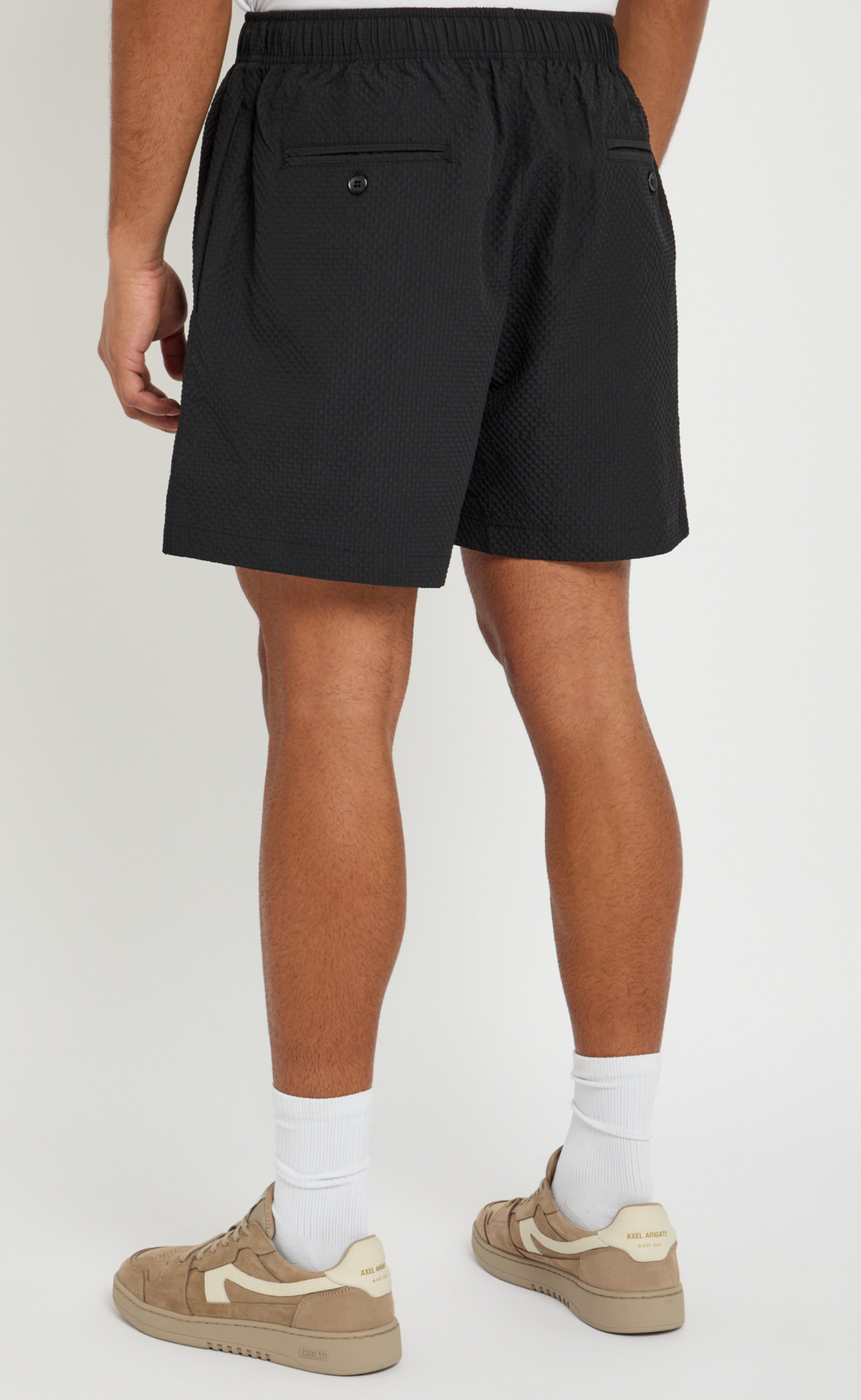 SANDWASH CUPRO BLACK SHORTS