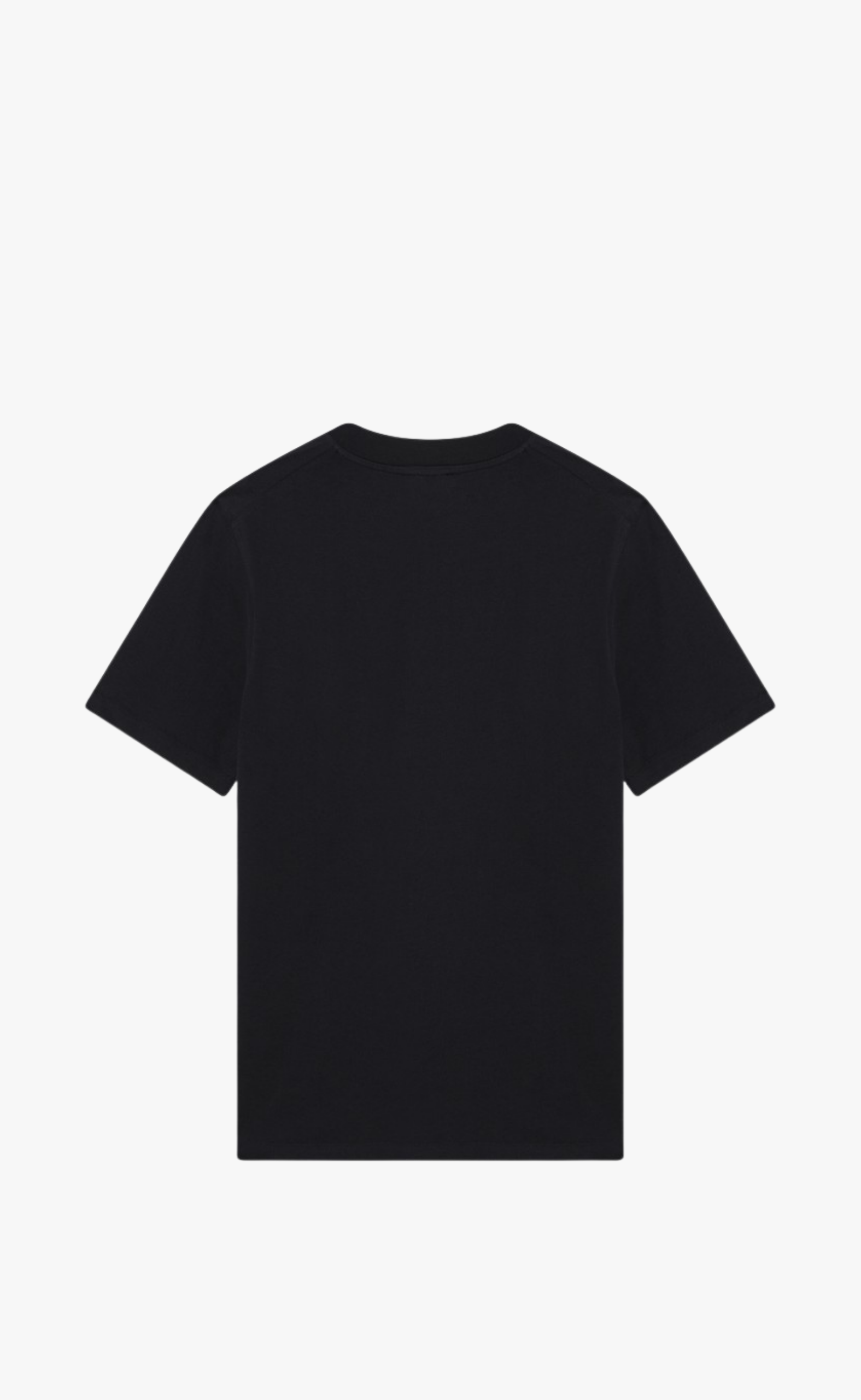 BOXY CREW-NECK BLACK T-SHIRT