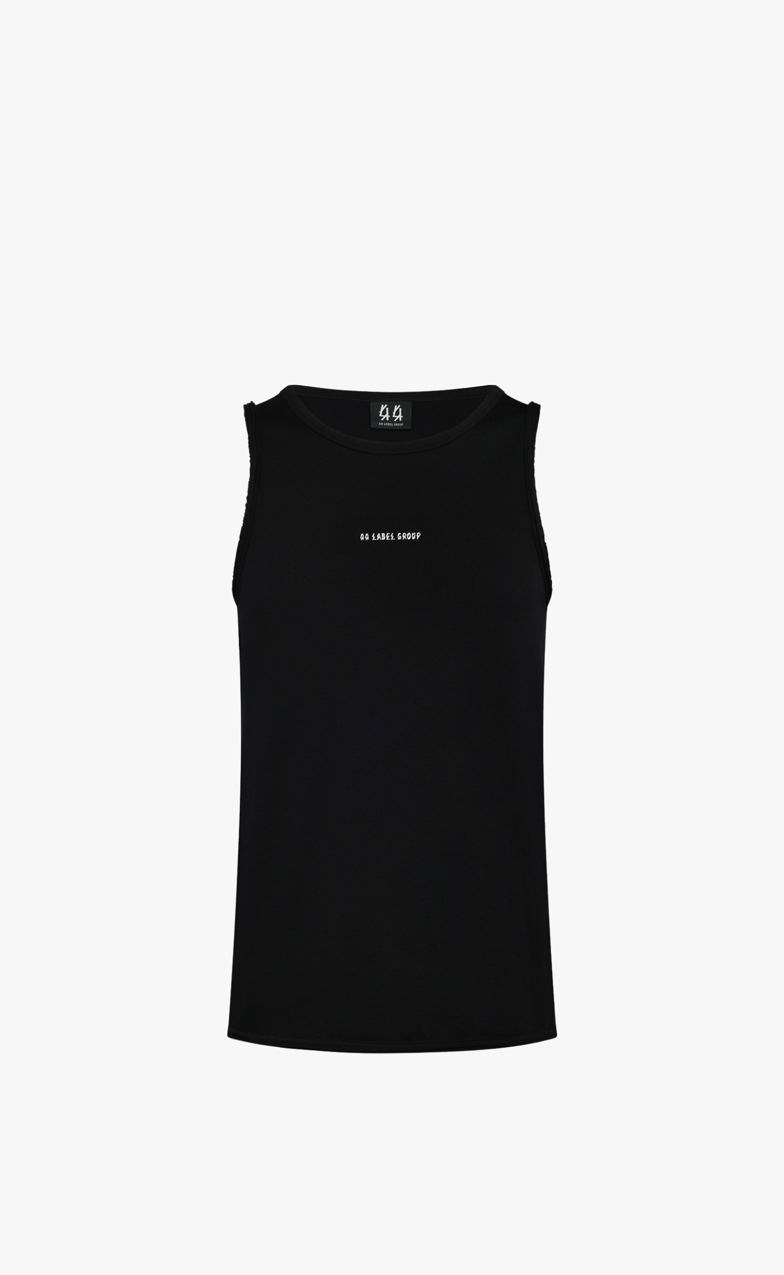 EMBROIDERY CLASSIC BLACK TANK TOP