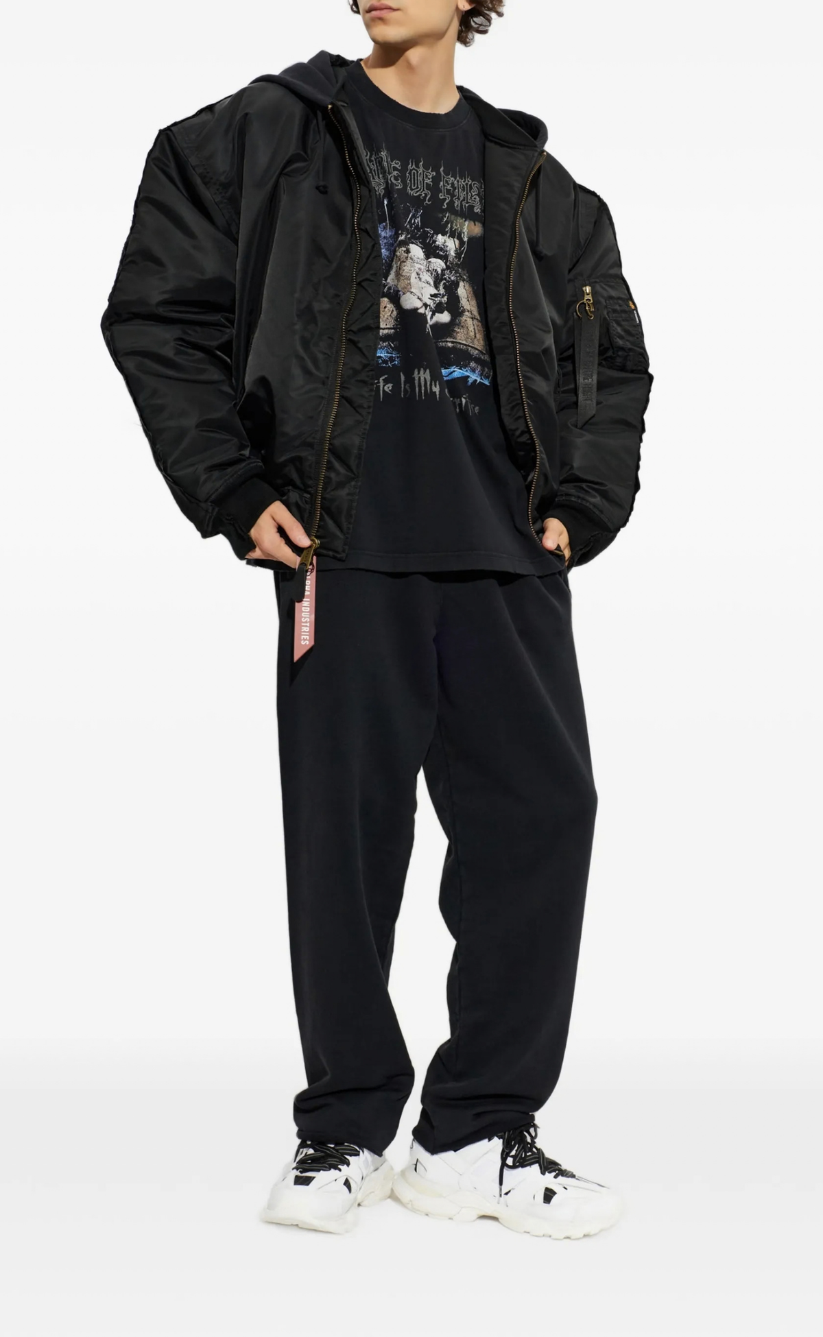 COF SACRIFICE WASHED BLACK LONGSLEEVE