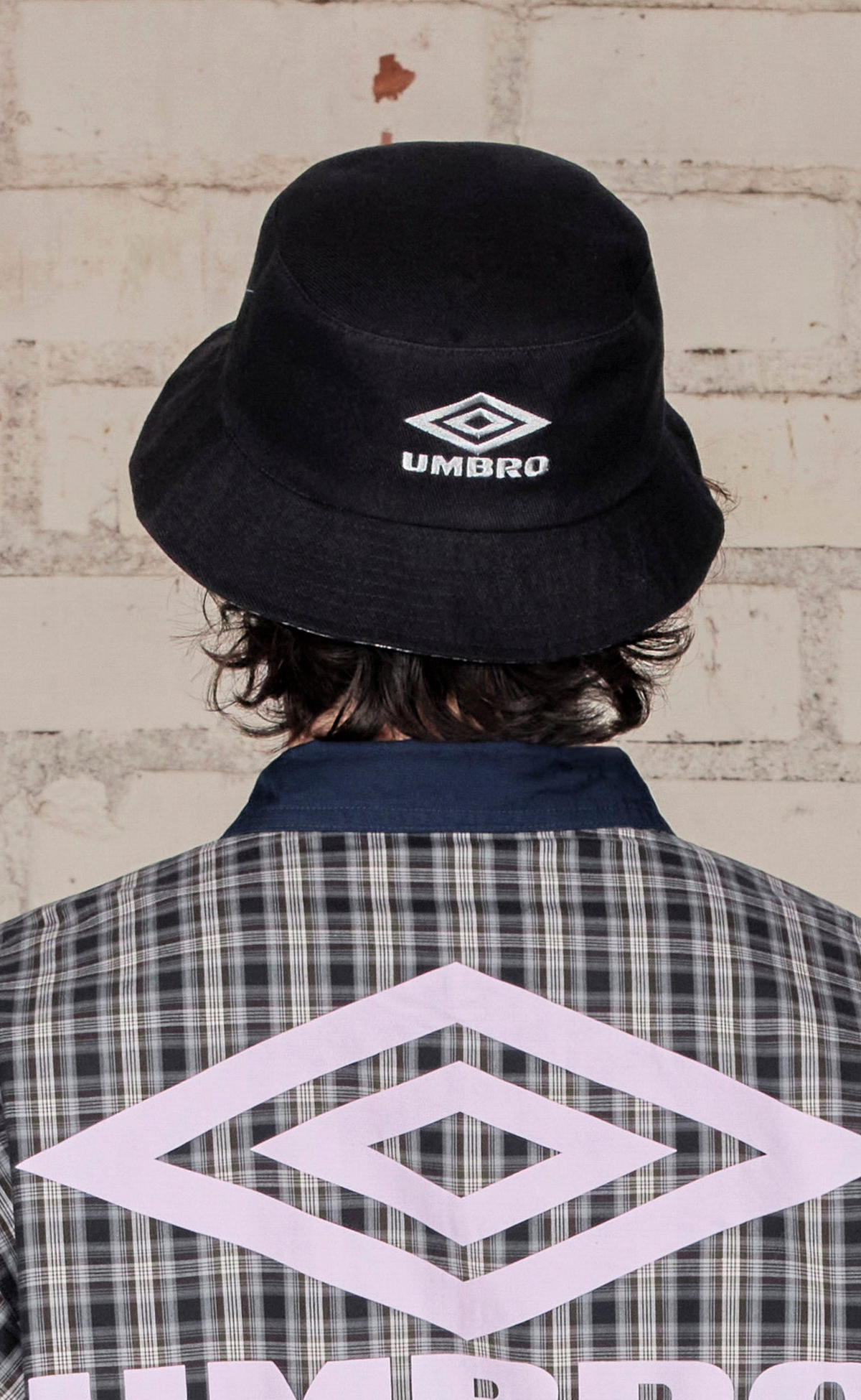 REVERSIBLE BUCKET BLACK HAT