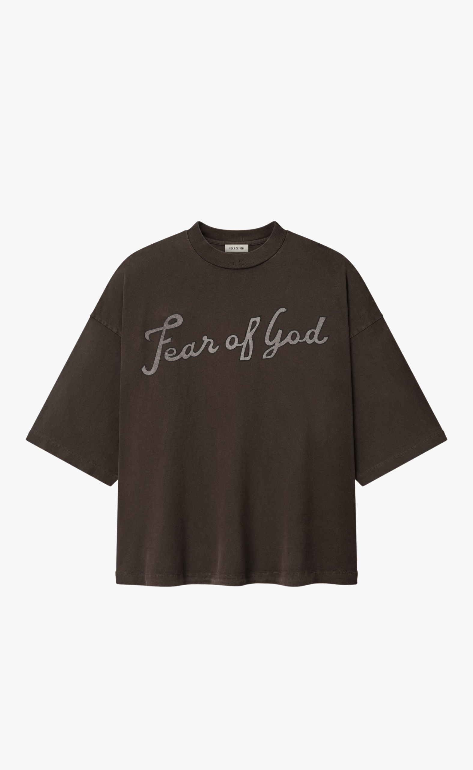 FEAR OF GOD 43 DARK BROWN T-SHIRT