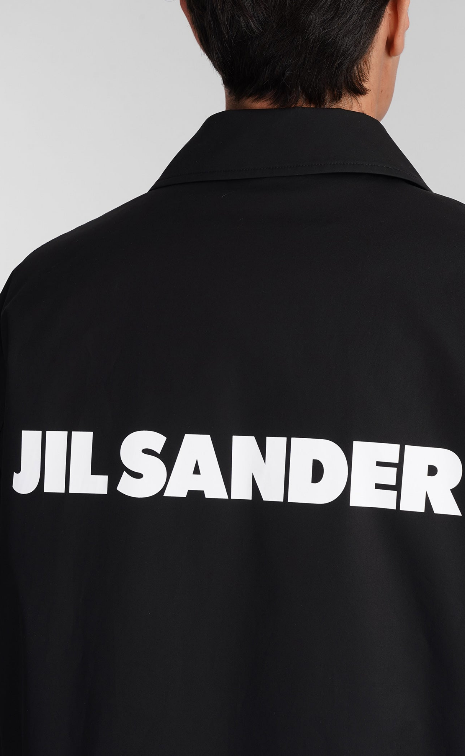 PRINTED LOGO BLACK JACKET