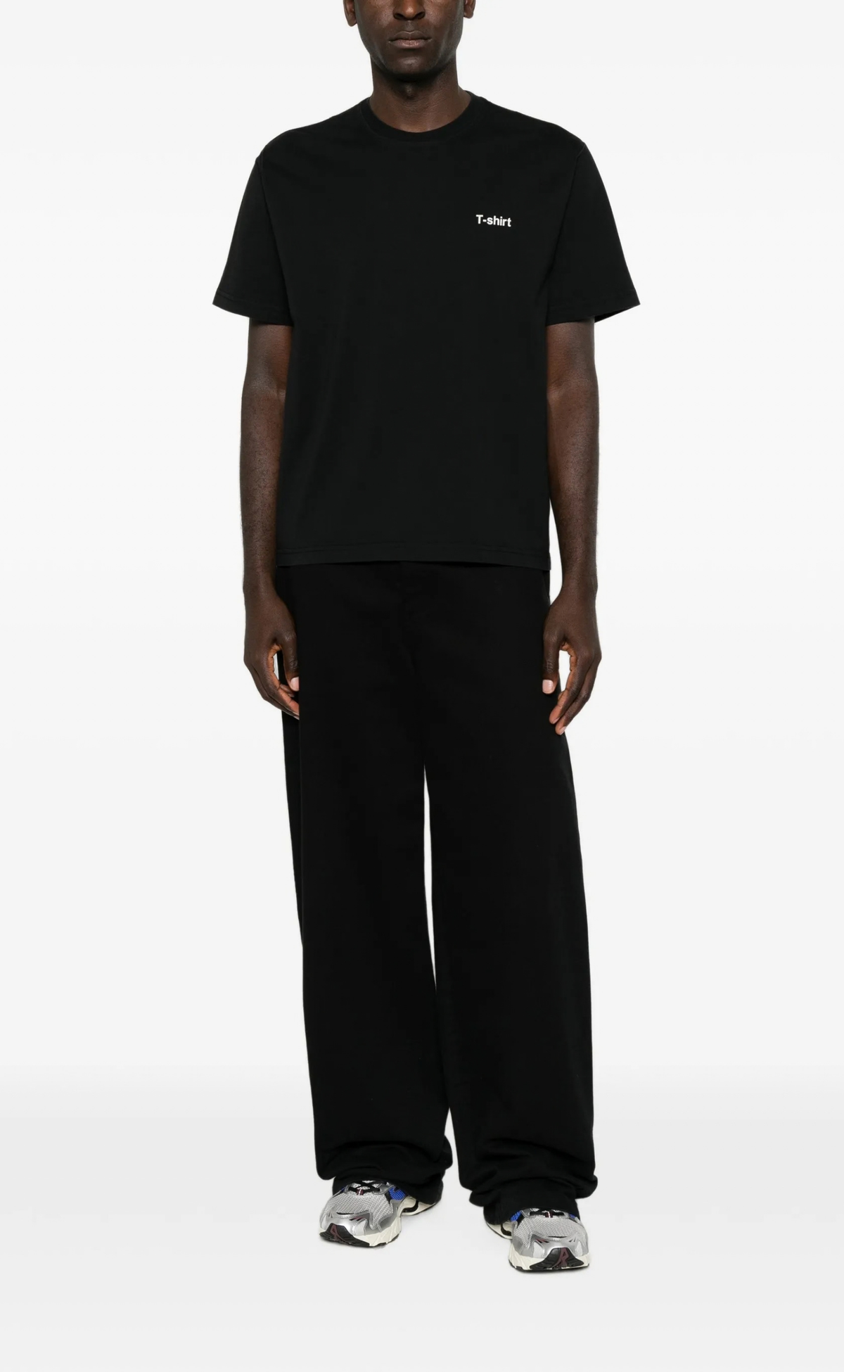 DEFINITION OVERSIZED WASHED BLACK T-SHIRT
