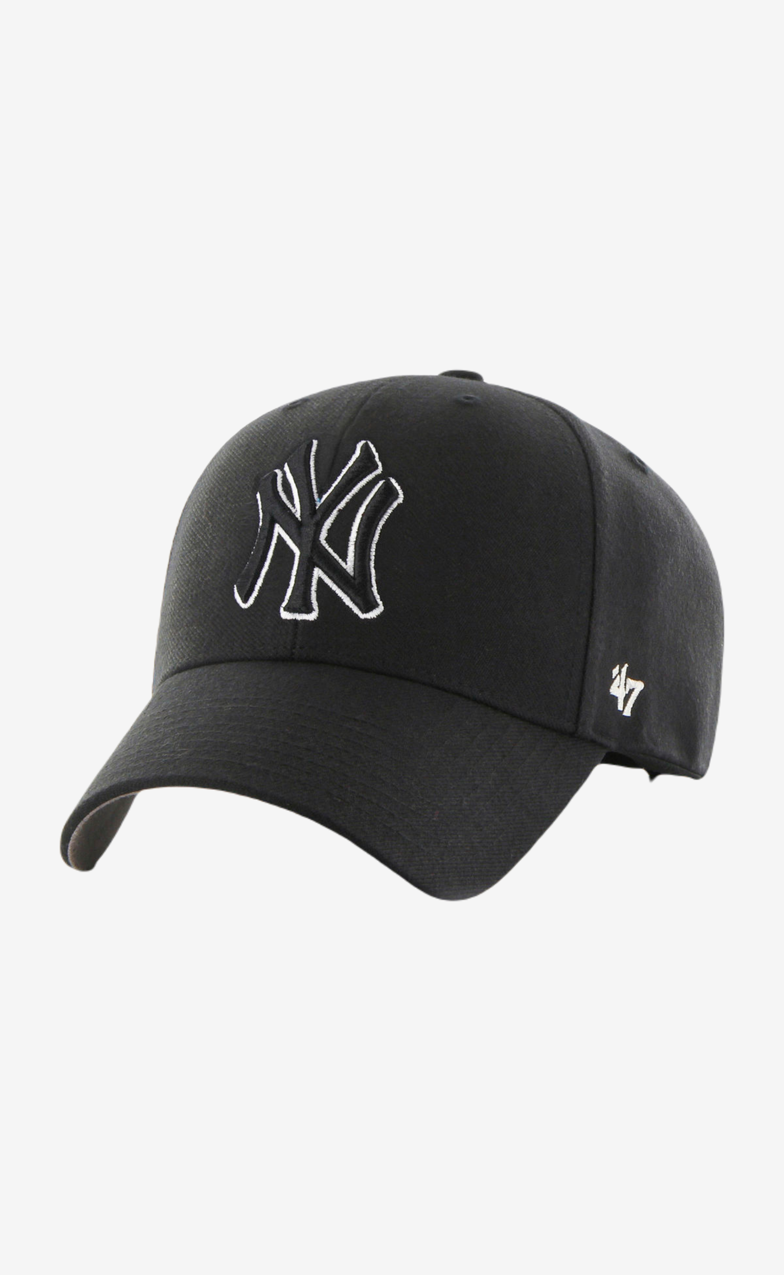 47 MLB NEW YORK YANKEES MVP BLACK HAT