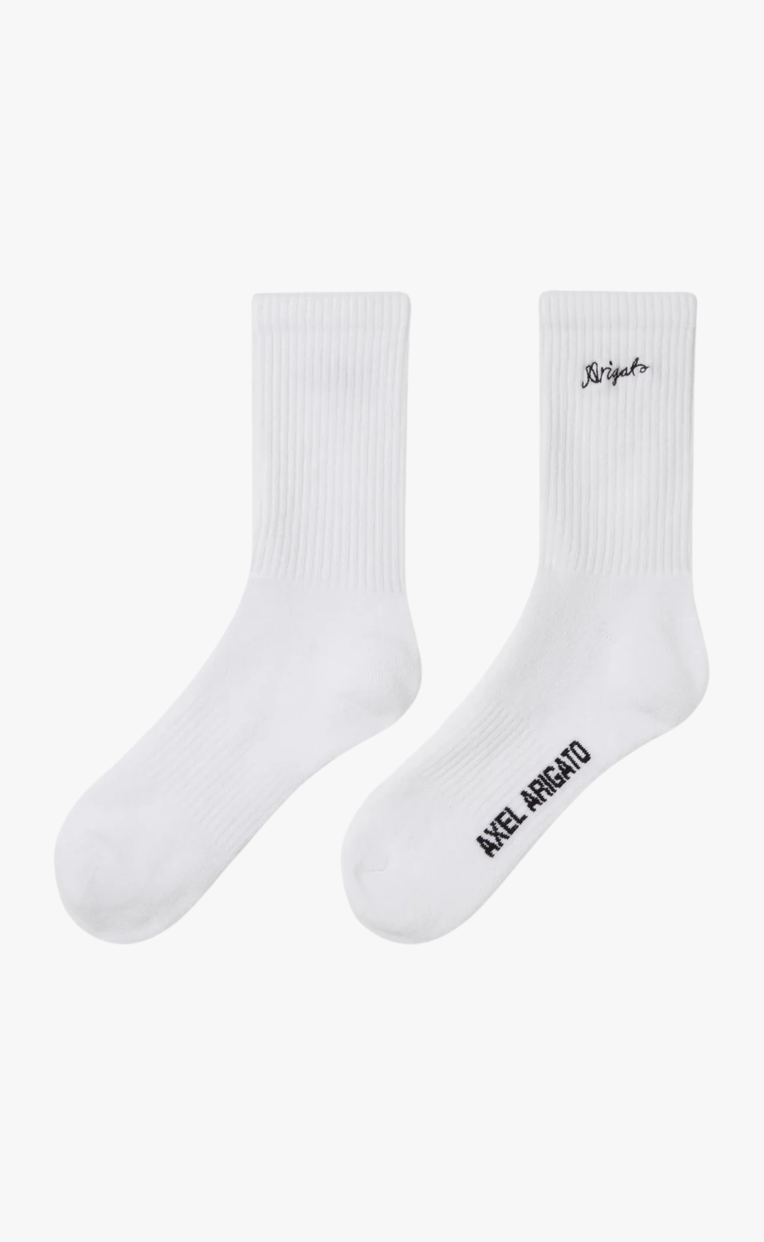 SCRIBBLE ARIGATO TUBE WHITE SOCKS