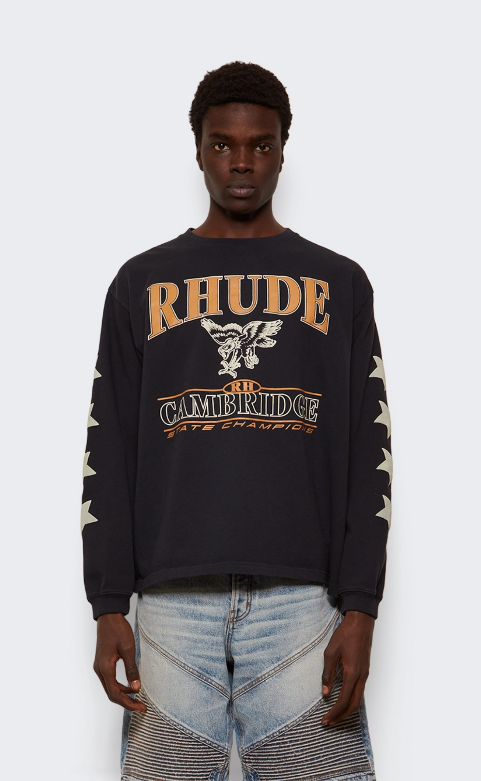 CAMBRIDGE STATE CHAMPS VINTAGE BLACK LONGSLEEVE