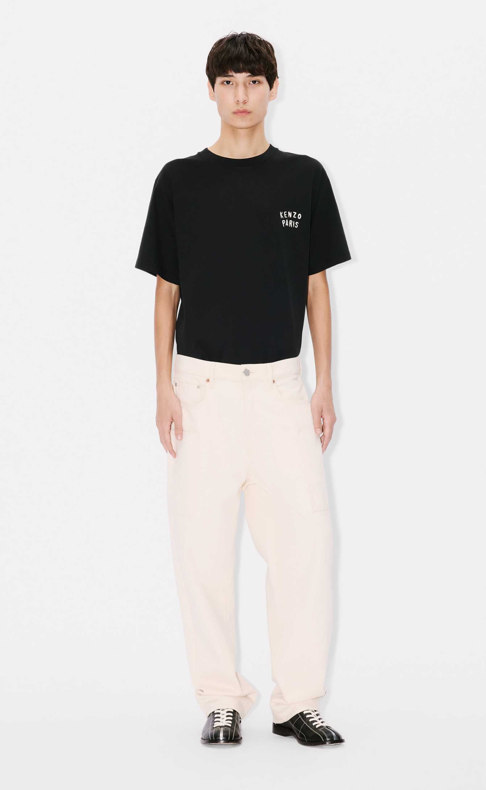 GOTS KENZO BOKE HEART OVERSIZE BLACK T-SHIRT