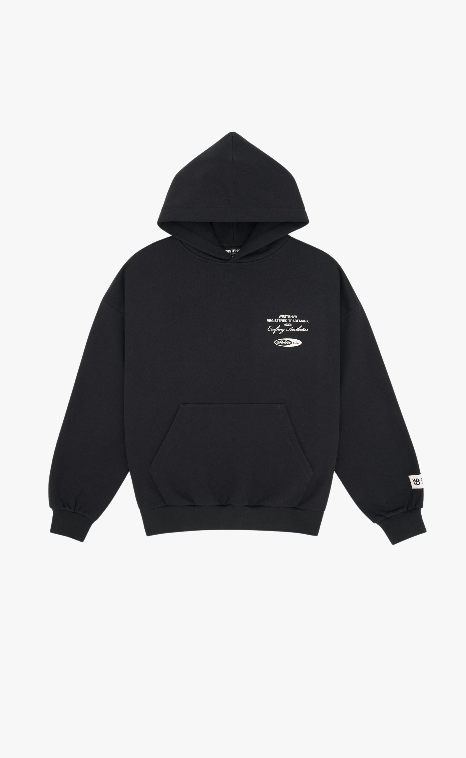 STUDIO V13 JET BLACK HOODIE
