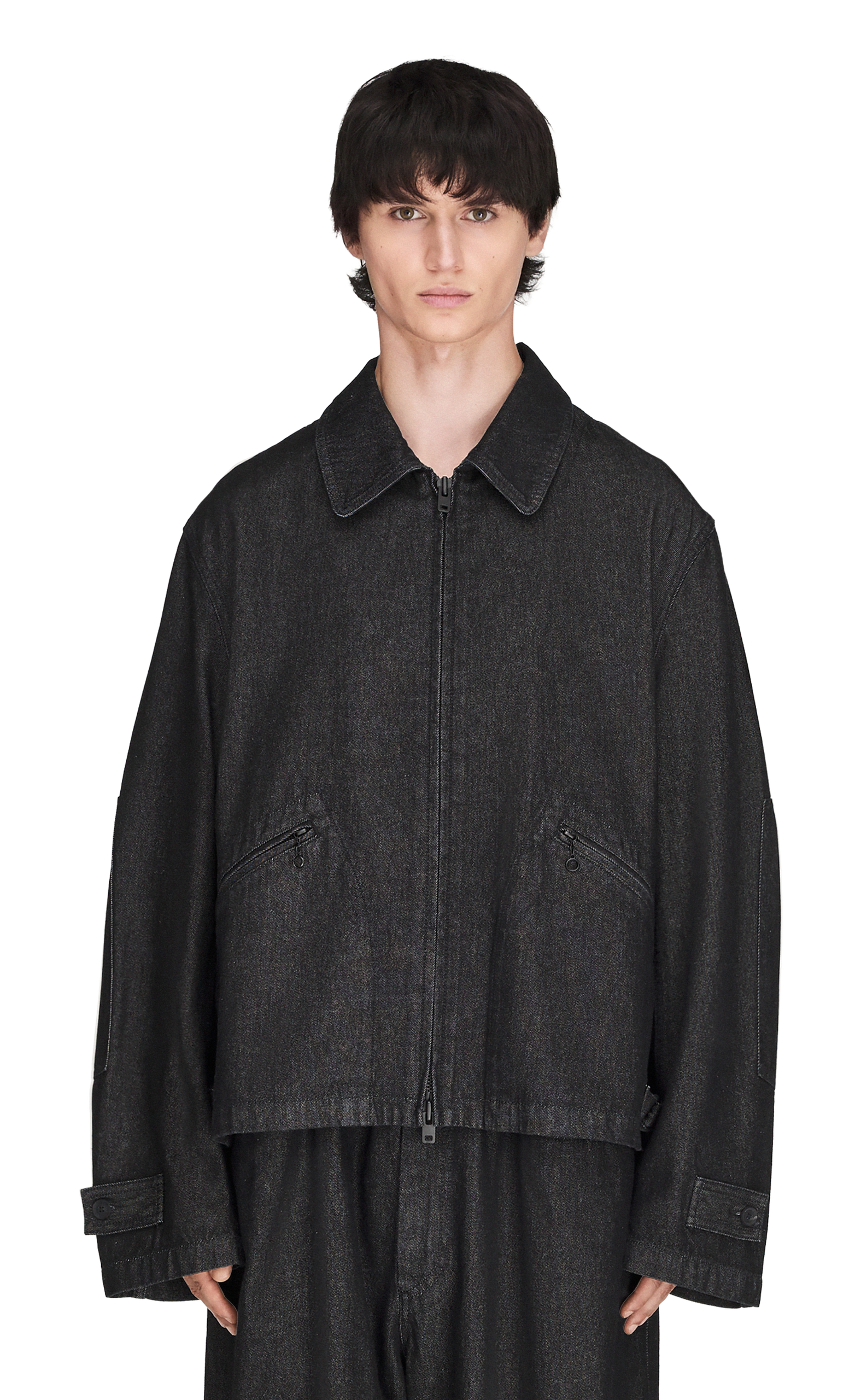 Y-3 DENIM BLACK JACKET