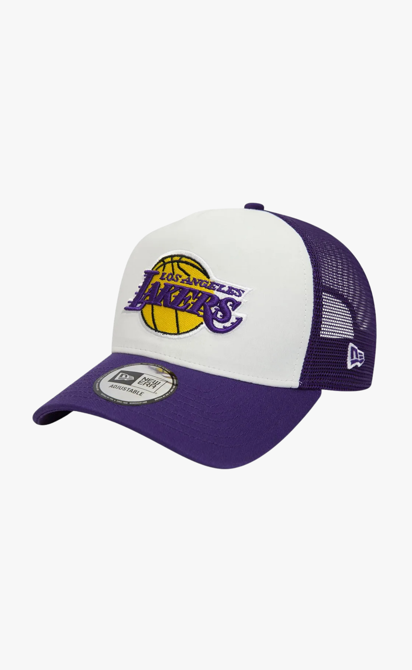 TEAM COLOUR BLOCK TRUCKER PURPLE HAT