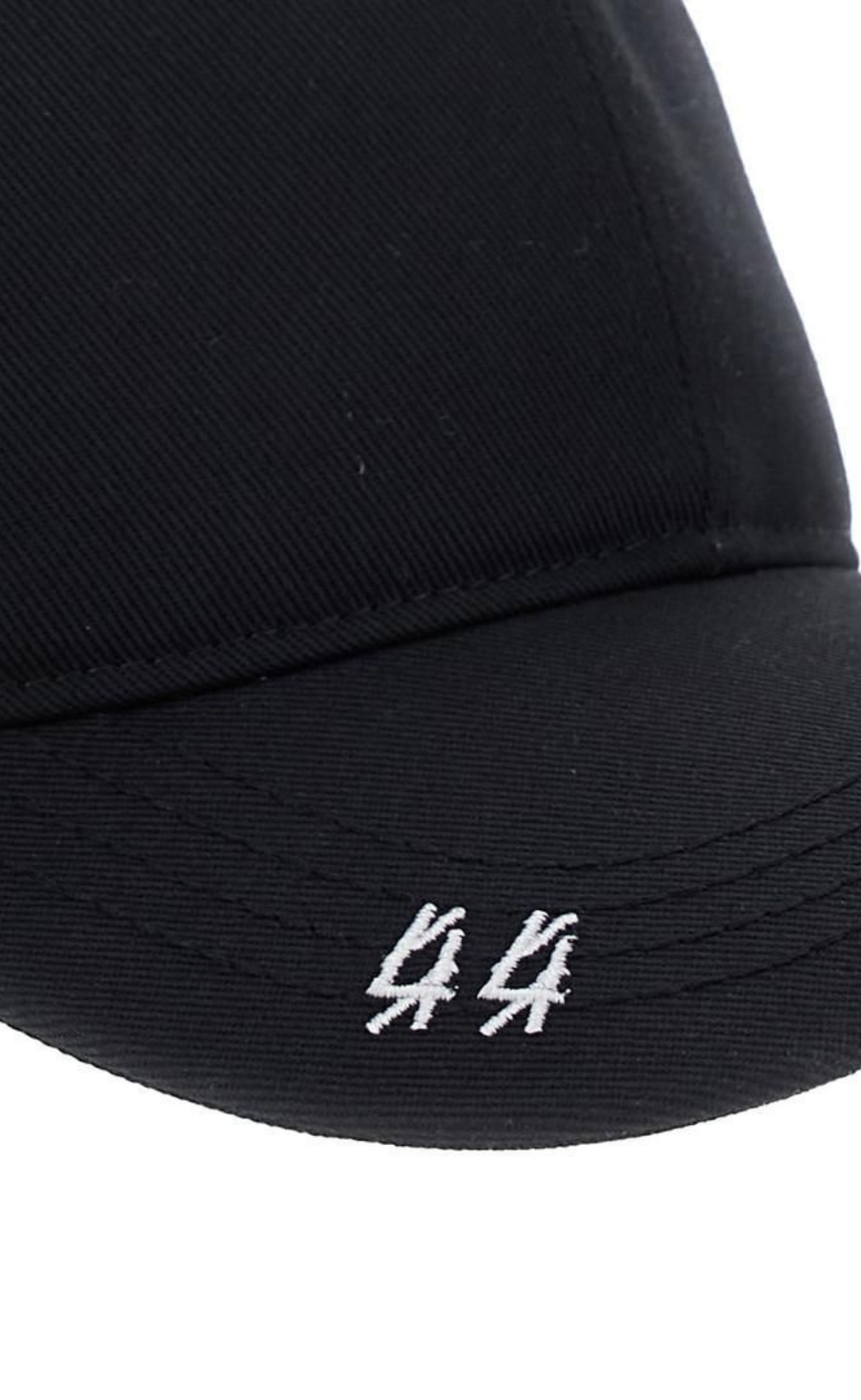 WHITE LOGO BLACK HAT