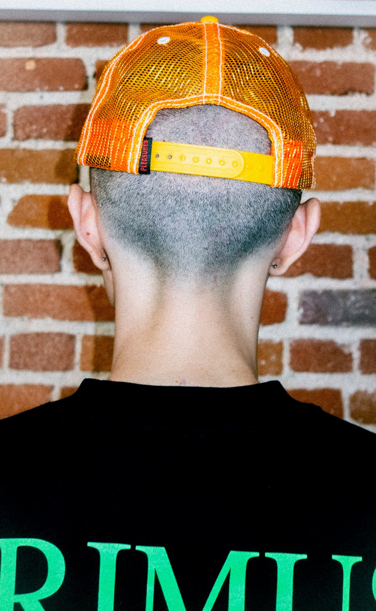 MUD TRUCKER ORANGE HAT