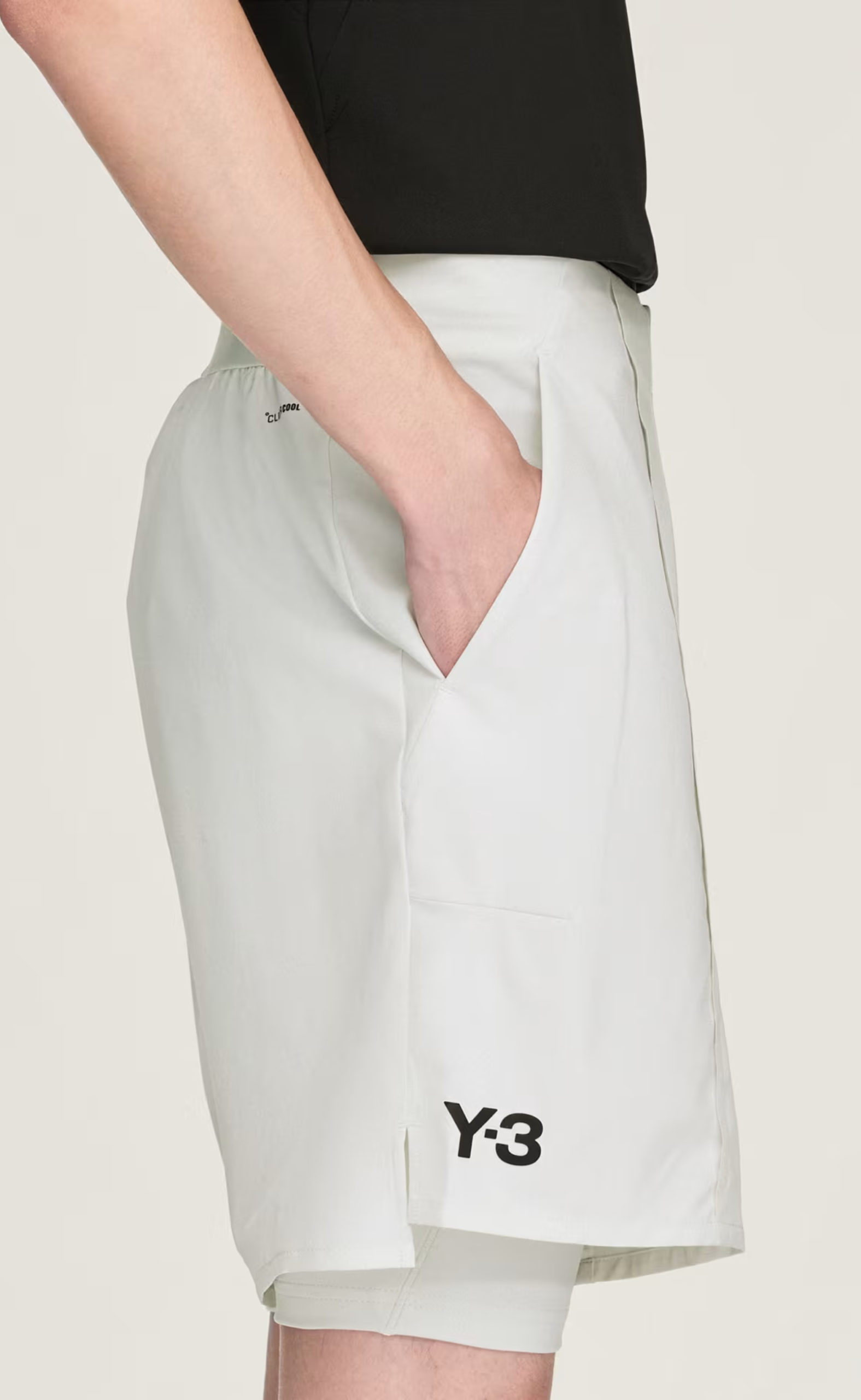 Y-3 TENNIS BLACK SHORTS