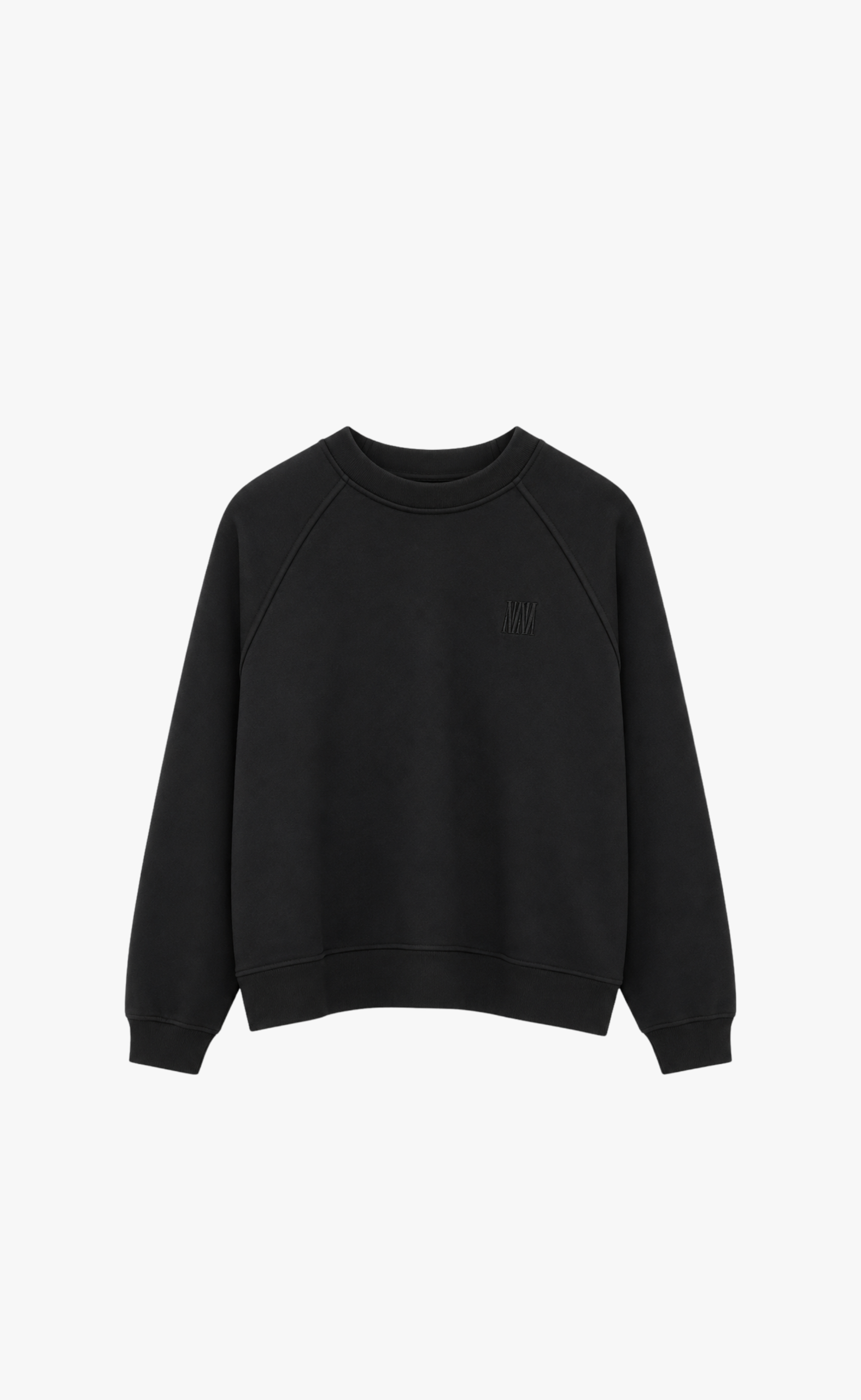 NILO BLACK CREWNECK