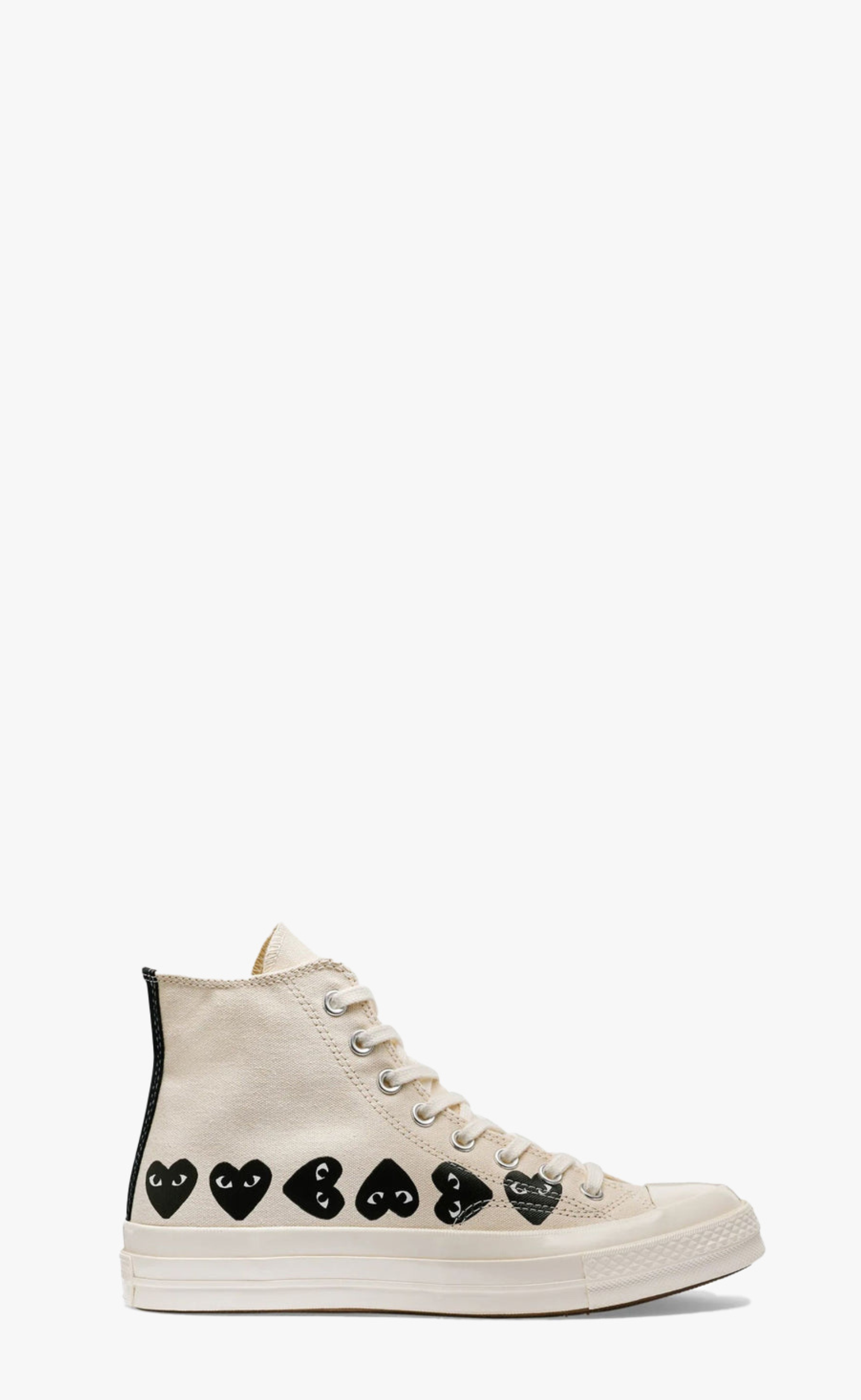 BEIGE CONVERSE MULTI HEART HIGH TOP