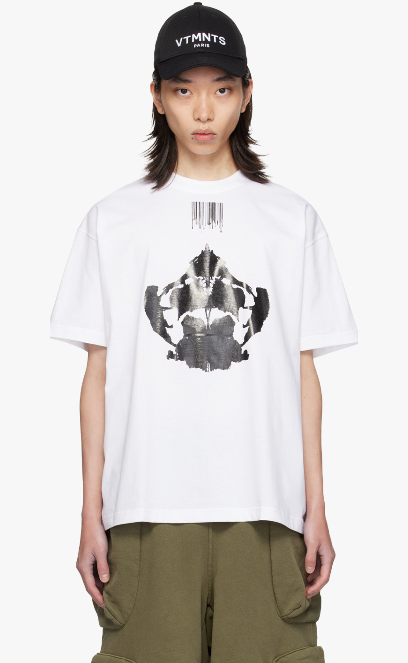 RORSCHACH TEST WHITE T-SHIRT