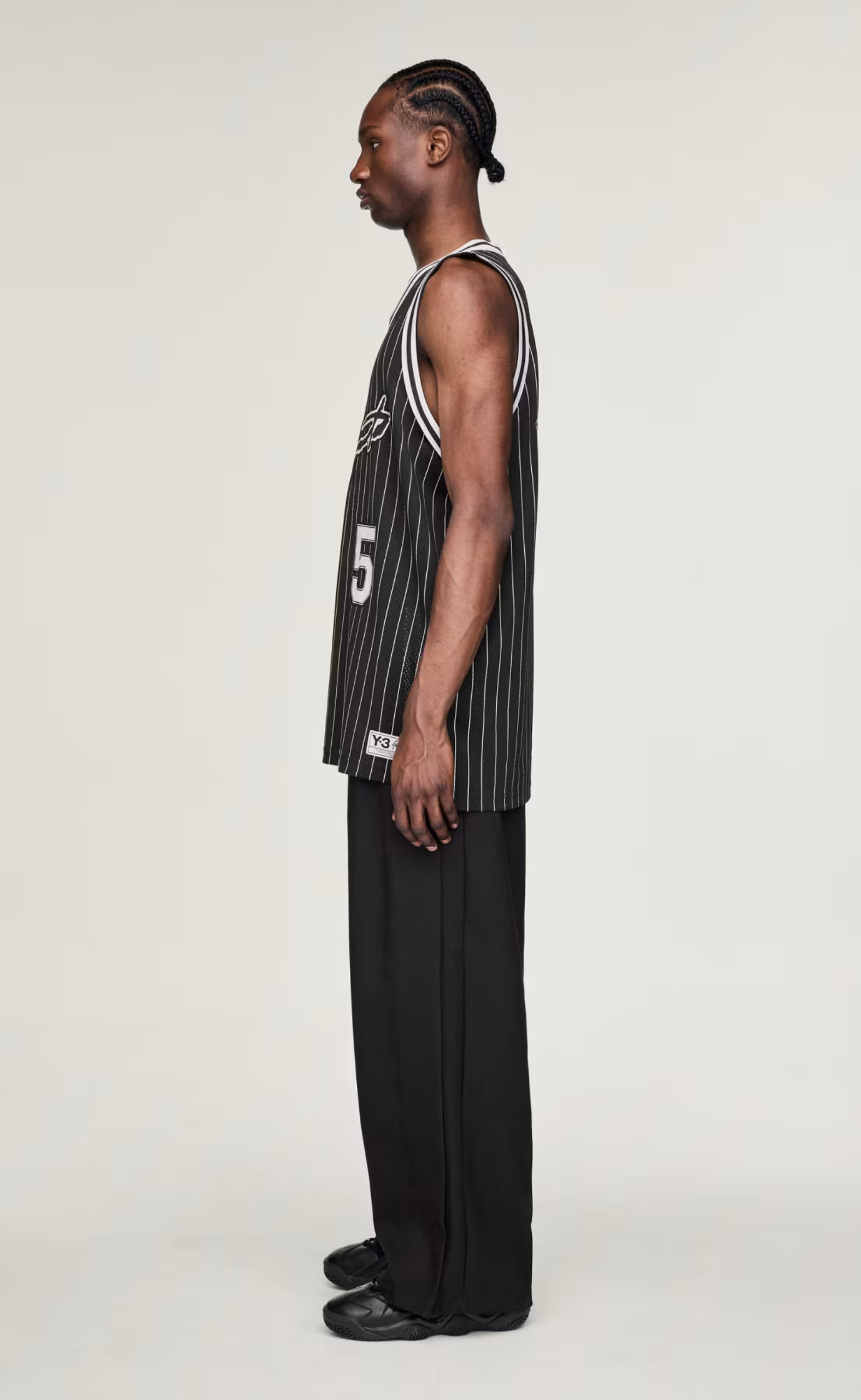 Y-3 EDWARDS BASKETBALL BLACK TANK TOP