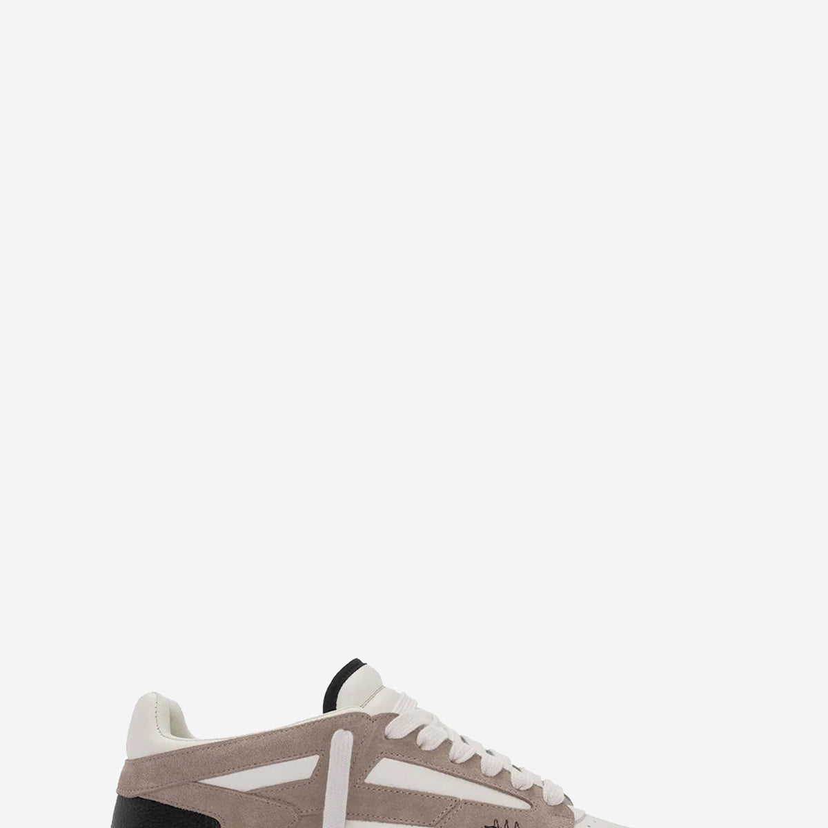 HAZEL VINTAGE WHITE BLACK REPTOR SNEAKERS