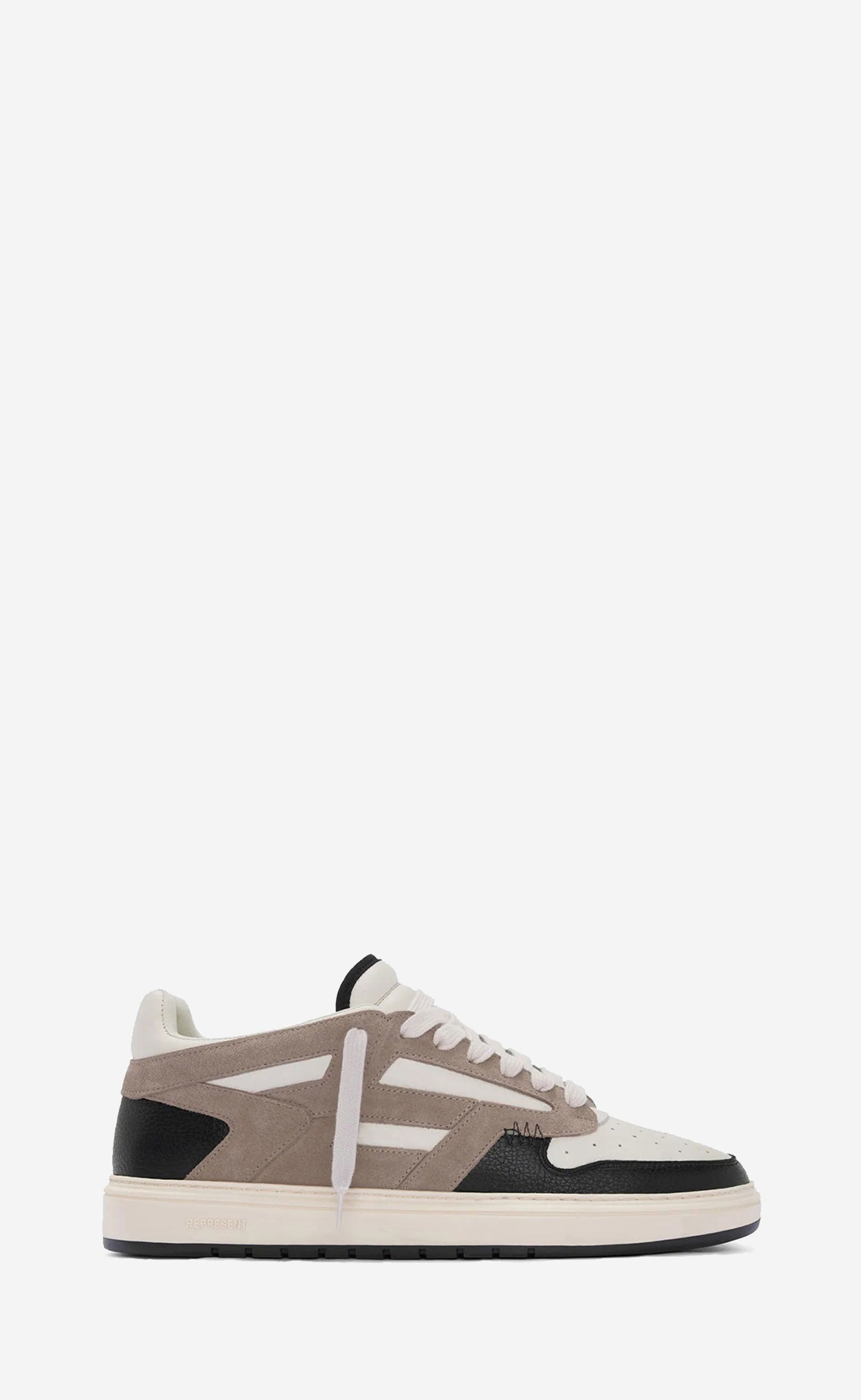 HAZEL VINTAGE WHITE BLACK REPTOR SNEAKERS