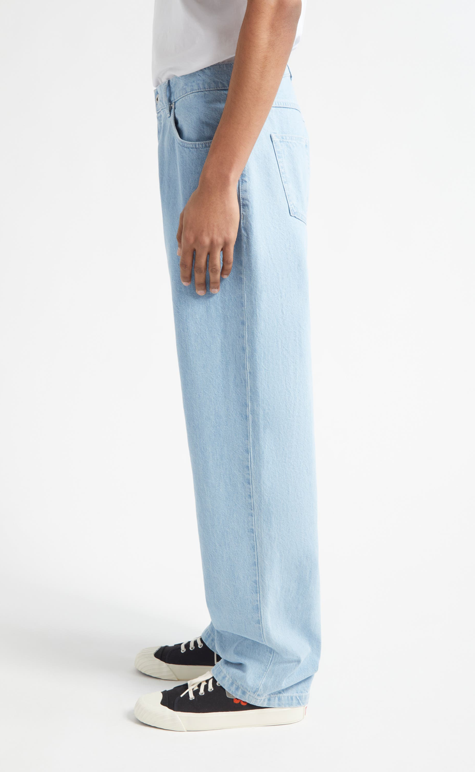 BOTAN LOOSE FIT STONE BLUE JEANS