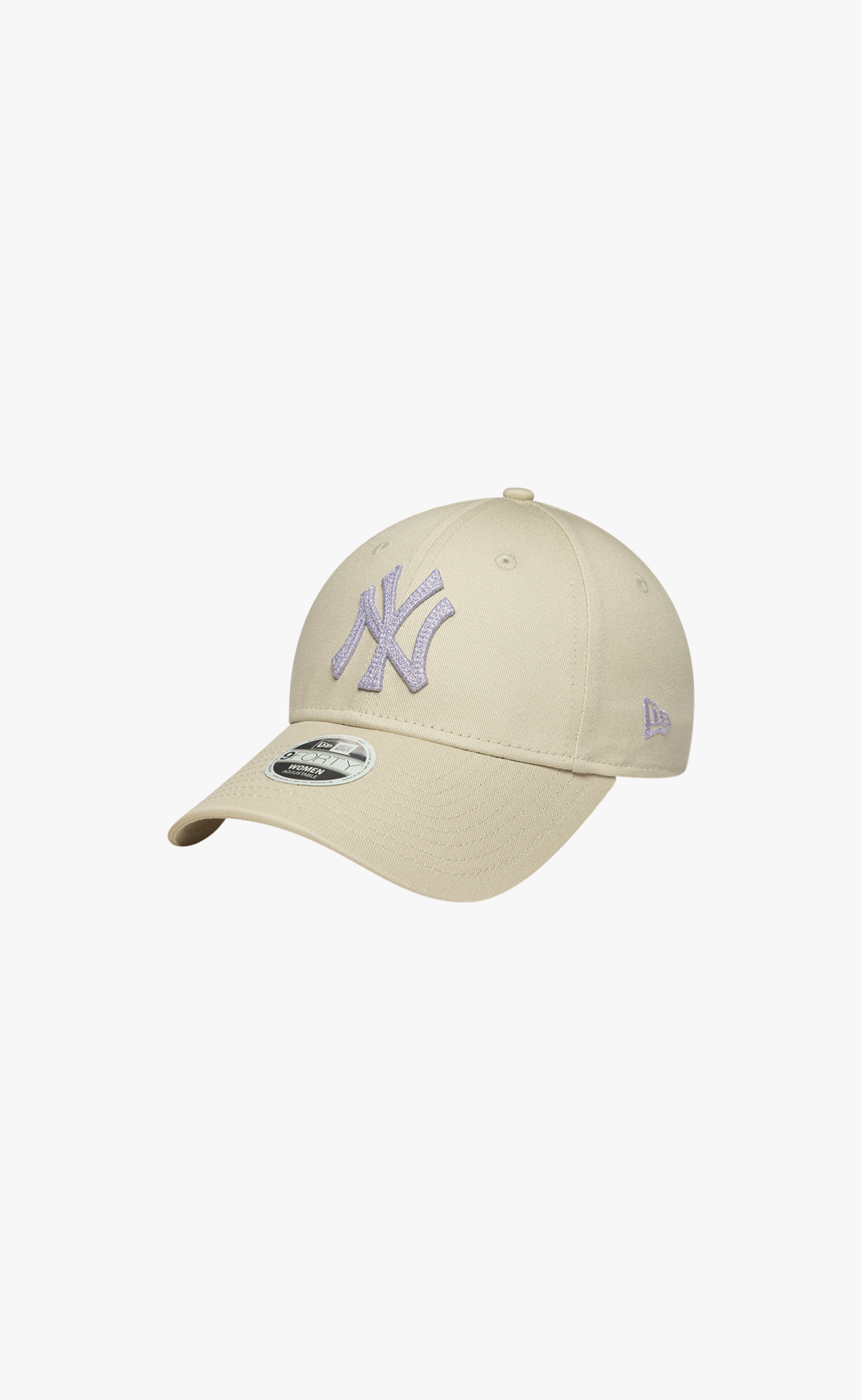 NEW YORK YANKEES WOMEN METALLIC CS 9FORTY LIGHT BEIGE HAT