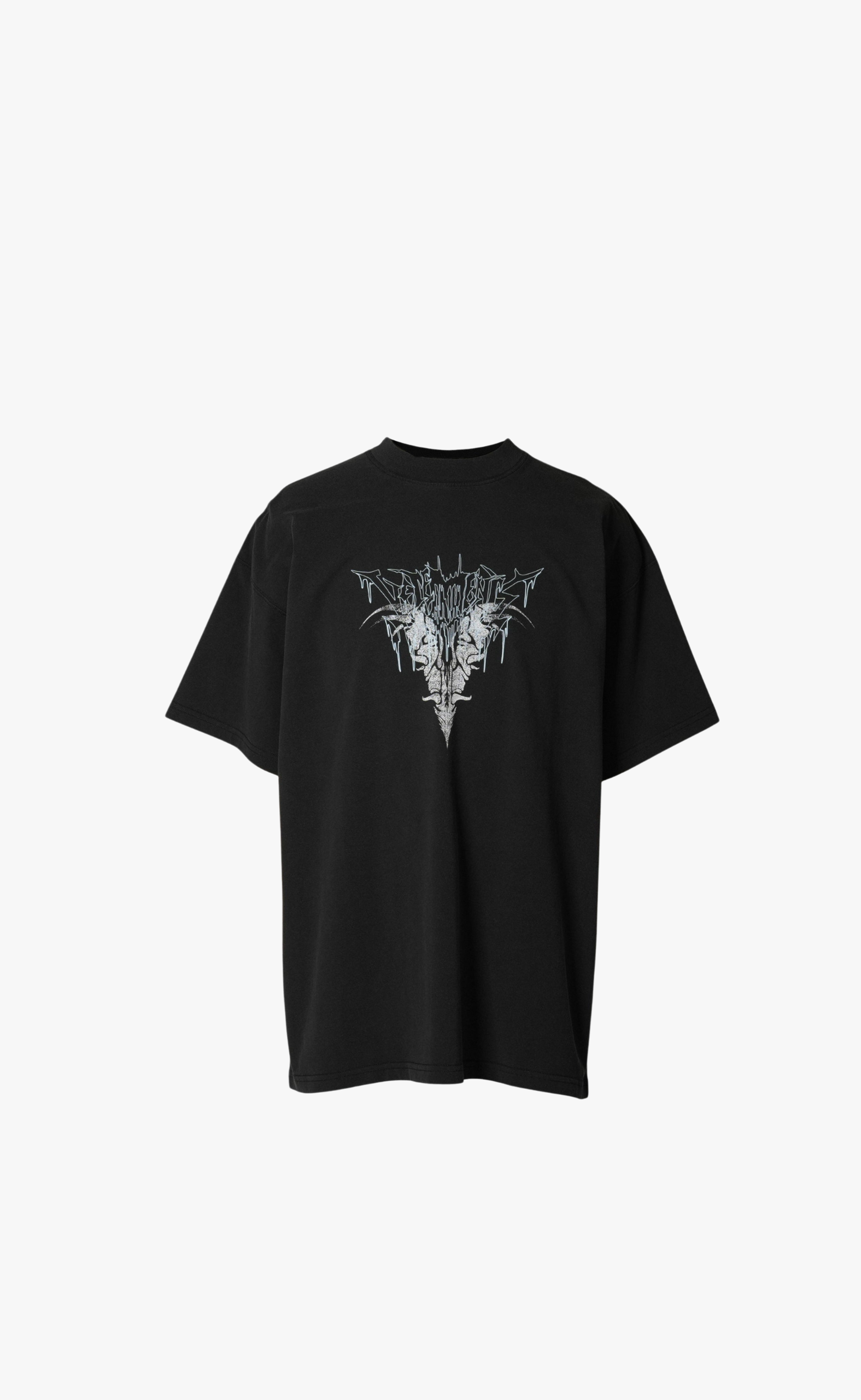 BONE V REGULAR BLACK T-SHIRT