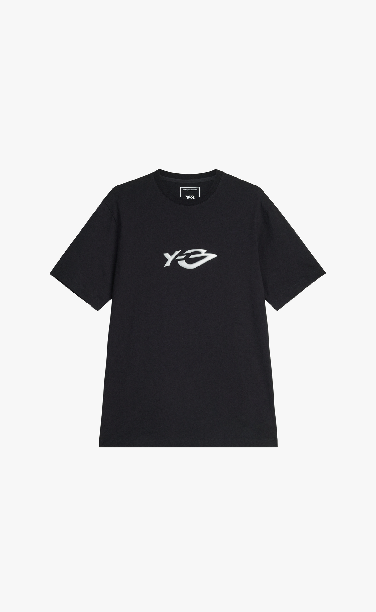 Y-3 LIQUID LOGO BLACK T-SHIRT