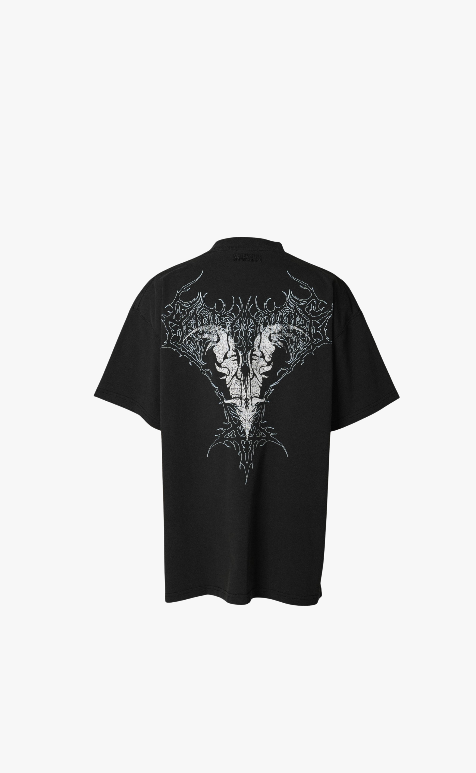 BONE V REGULAR BLACK T-SHIRT