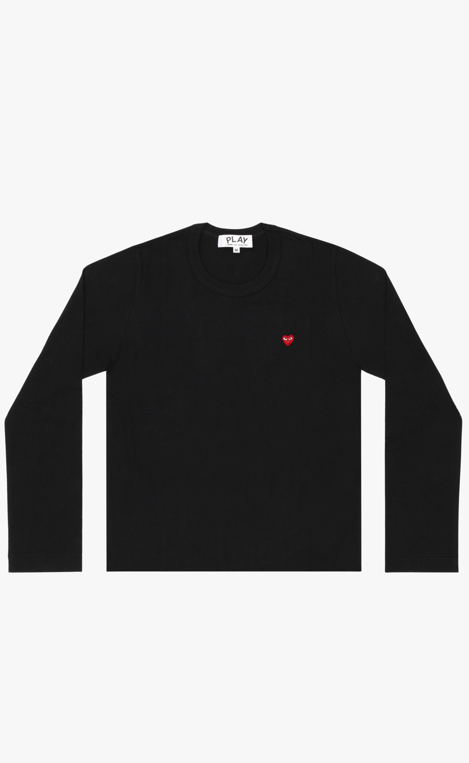 UNISEX WITH SMALL EMBLEM BLACK LONGSLEEVE