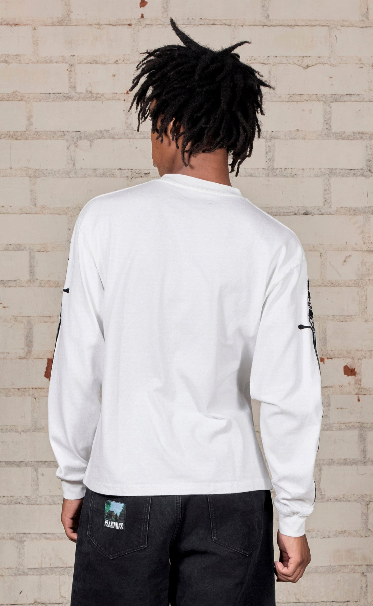 LUSTER HEAVYWEIGHT WHITE LONGSLEEVE