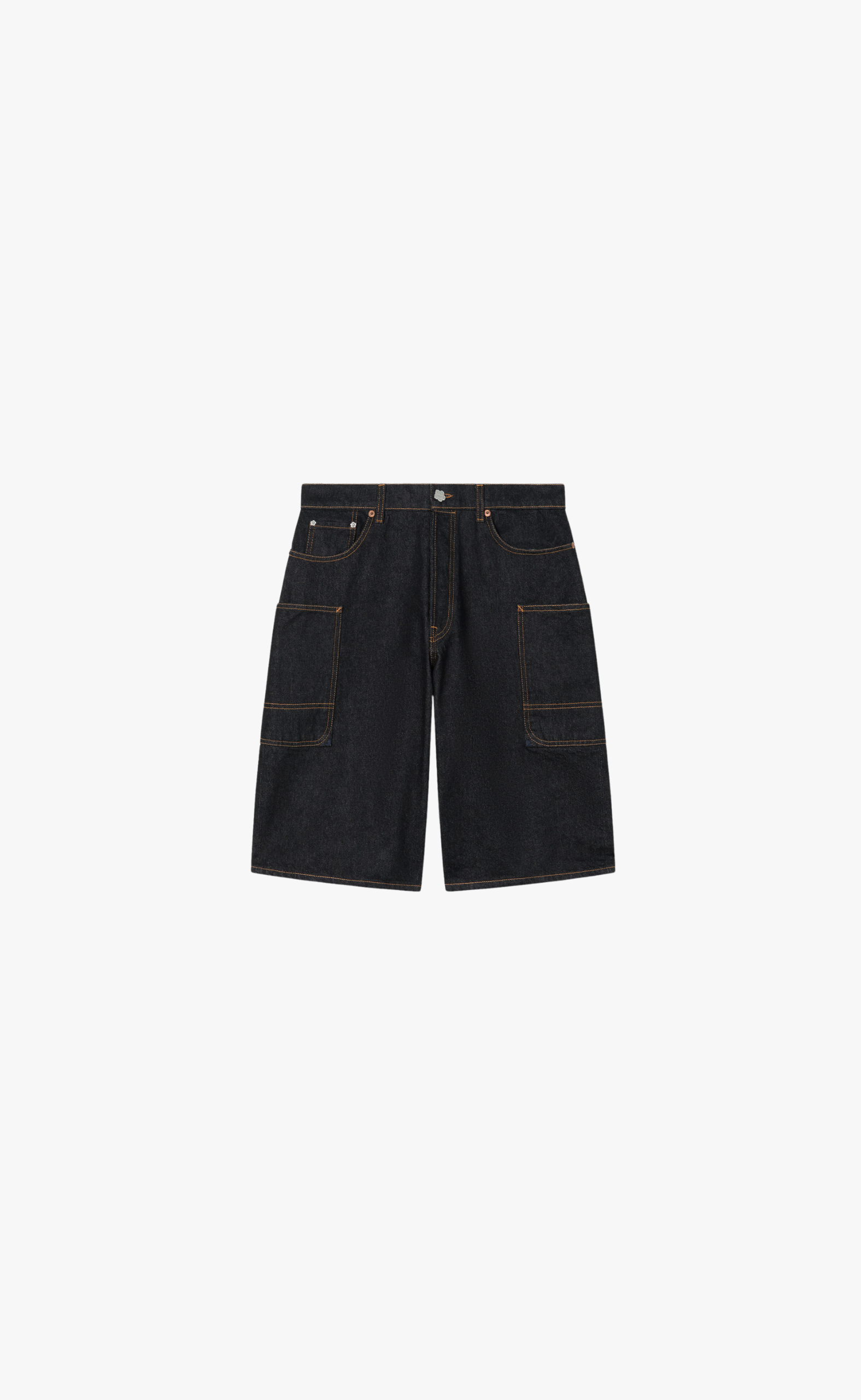 CARGO MONKEY RINSE BLUE DENIM SHORTS