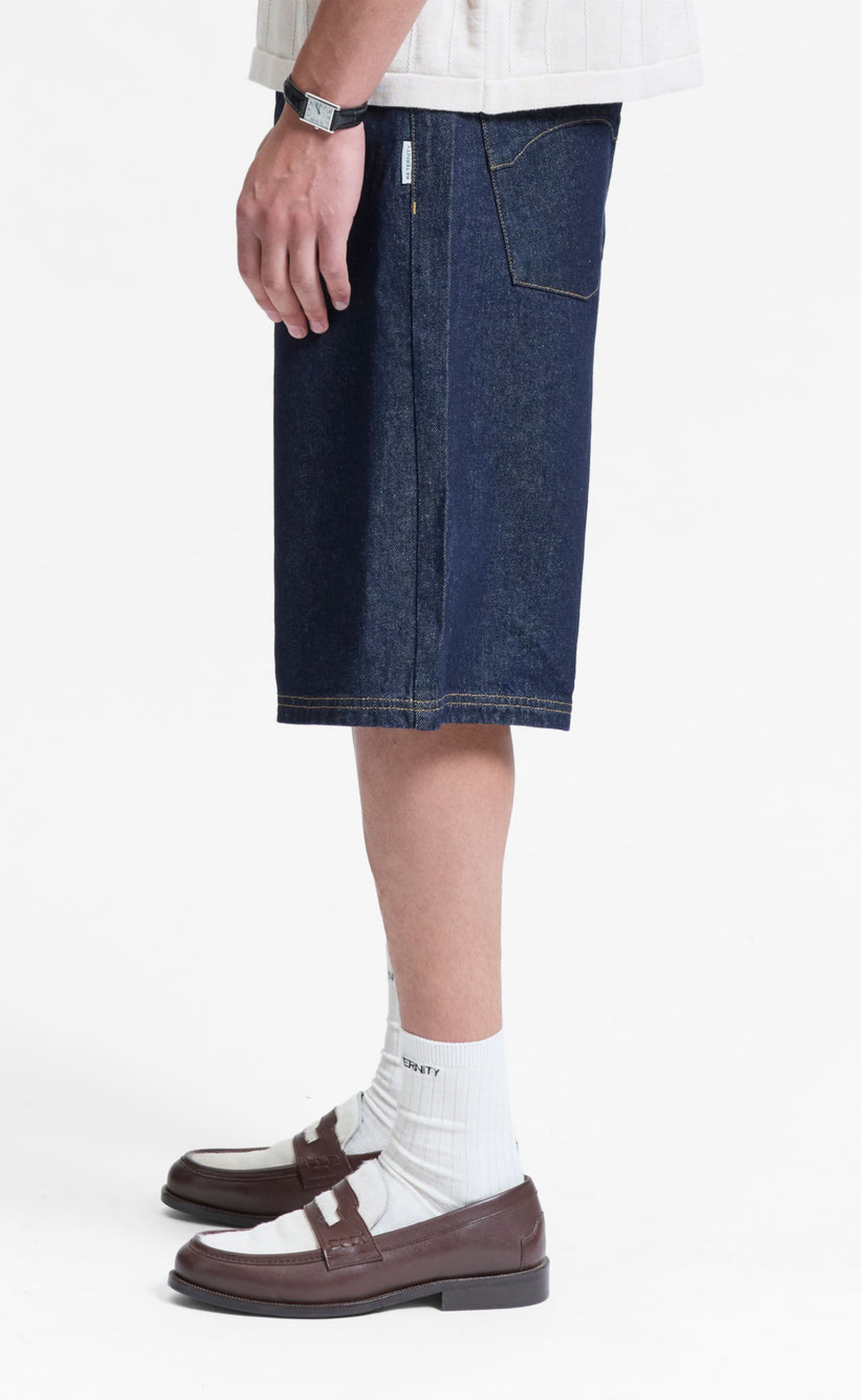 SIGNE JORTS RAW INDIGO SHORTS