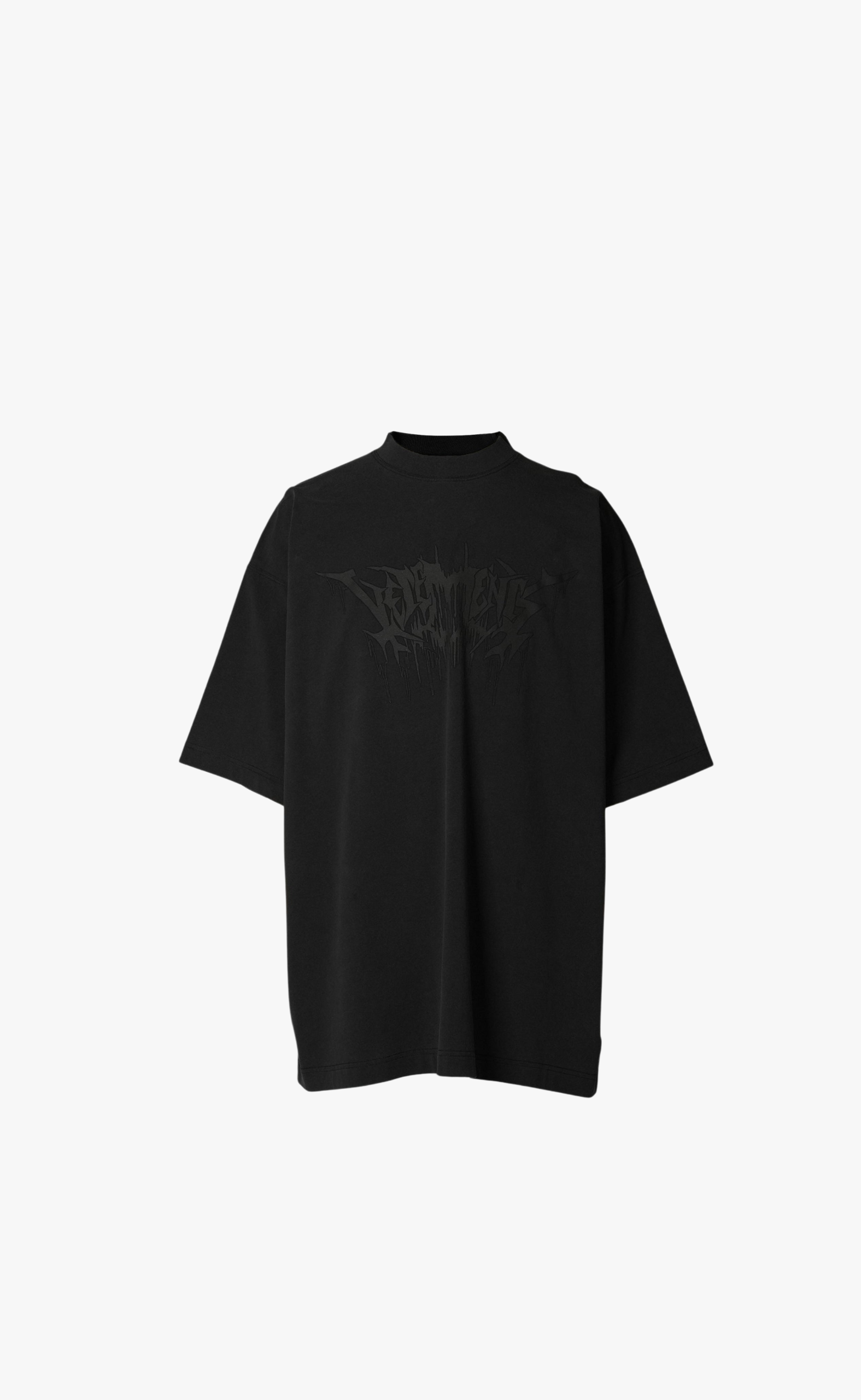 DRIP METAL OVERSIZED BLACK T-SHIRT