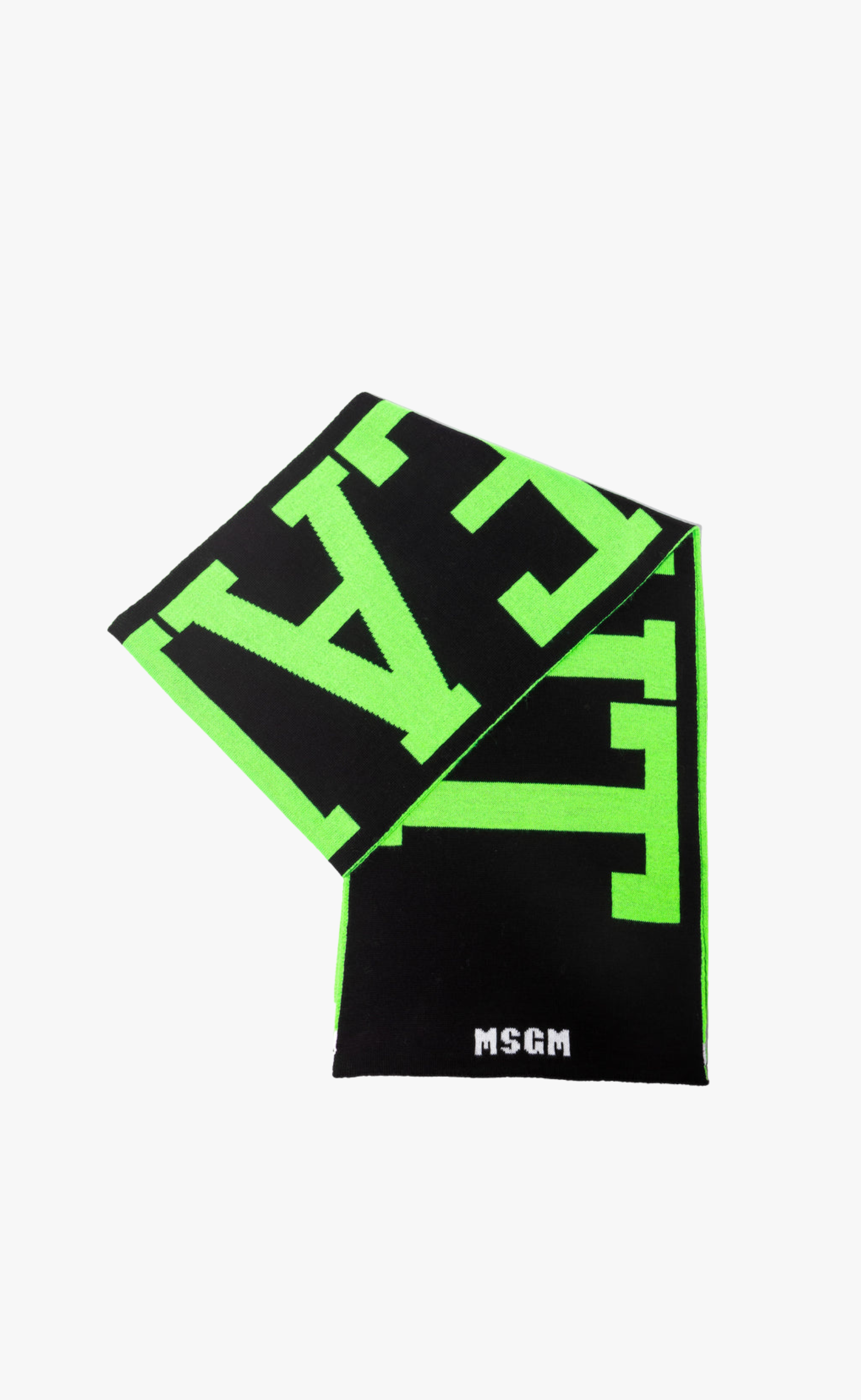 BLACK GREEN SCARF FREAK OUT