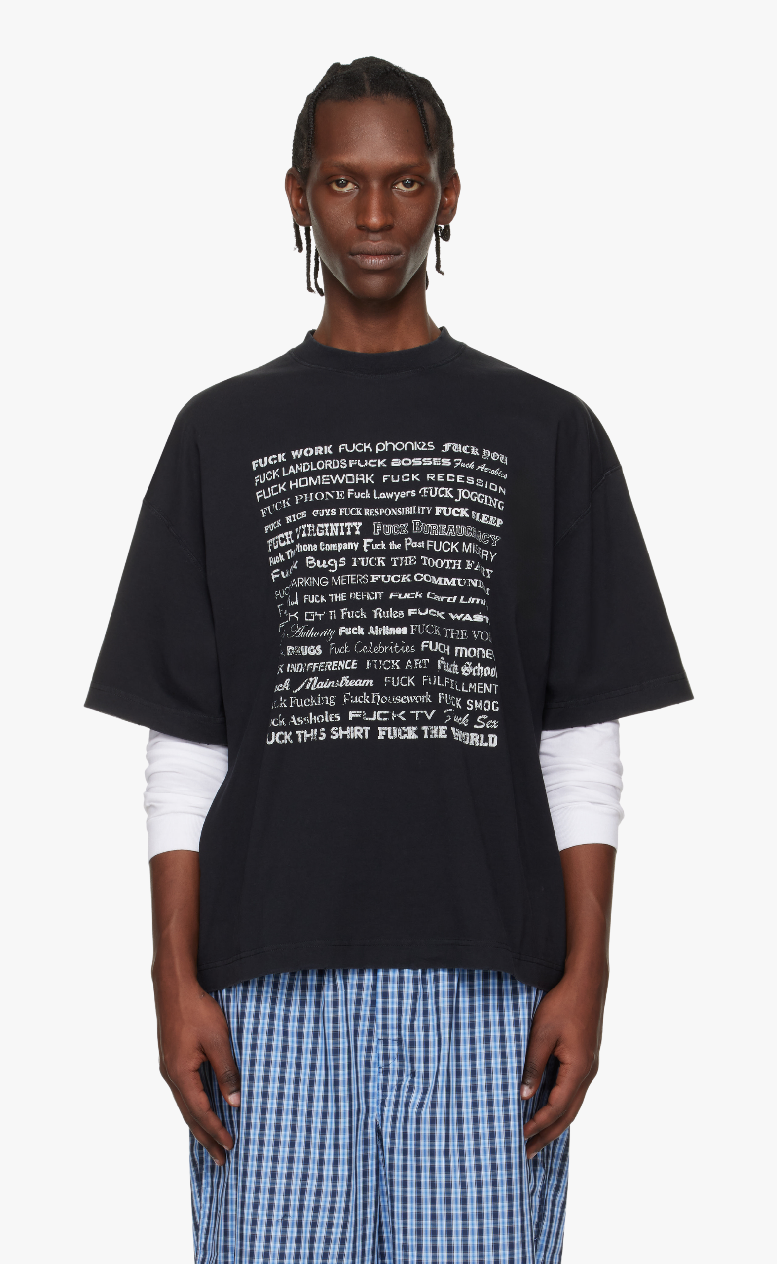 FUCK EVERYTHING BLACK T-SHIRT