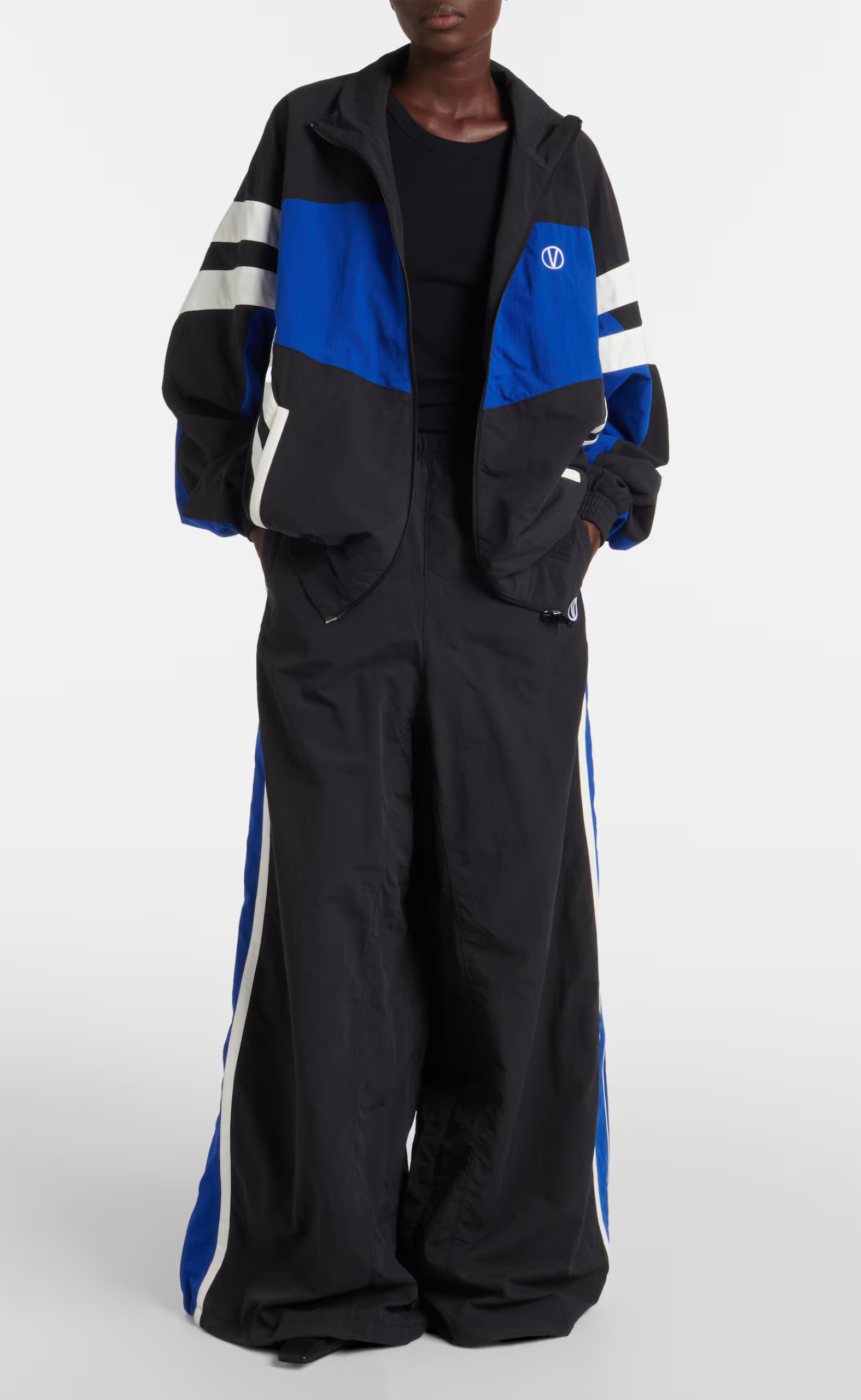 TRACKSUIT BLACK BLUE JACKET