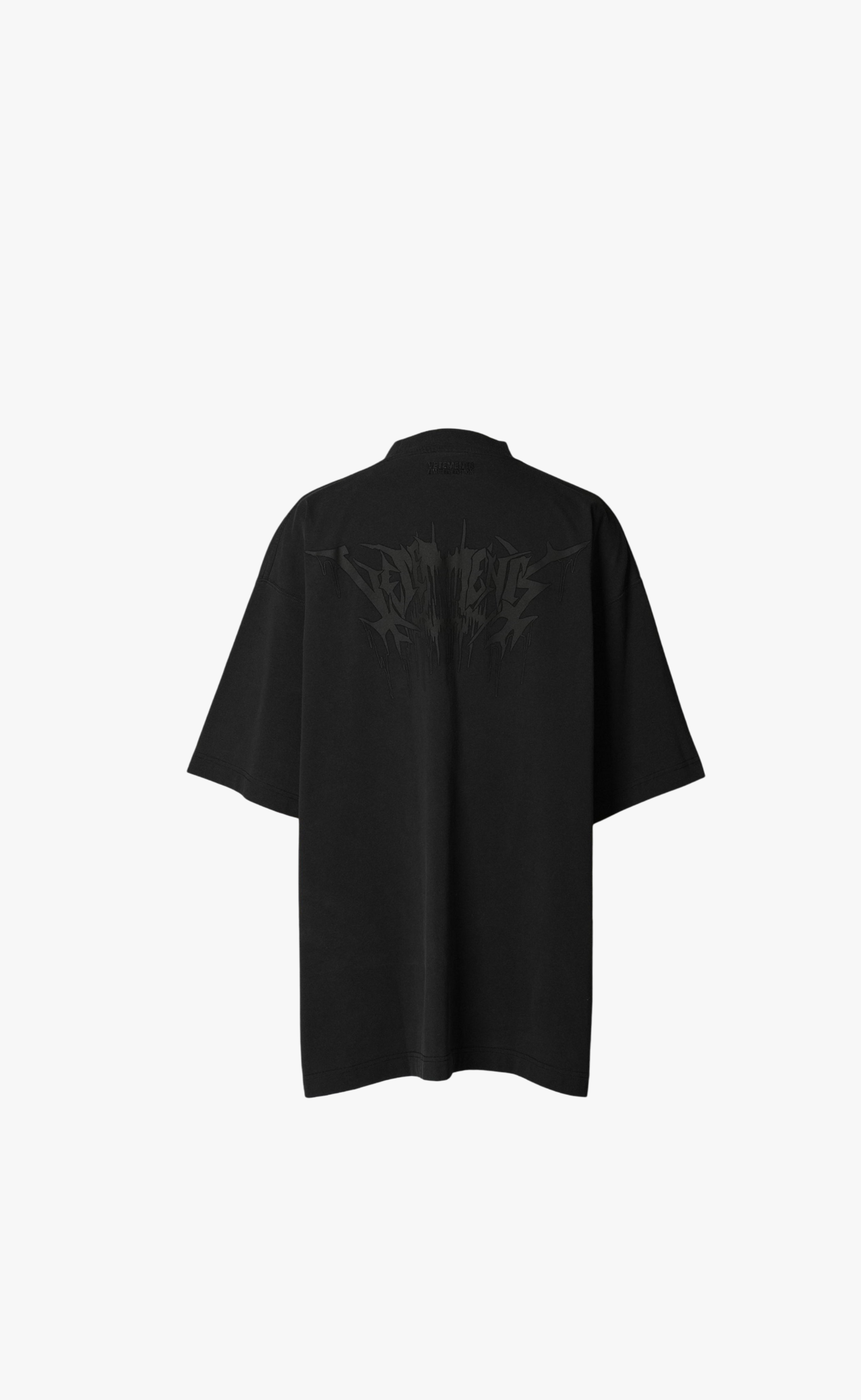 DRIP METAL OVERSIZED BLACK T-SHIRT