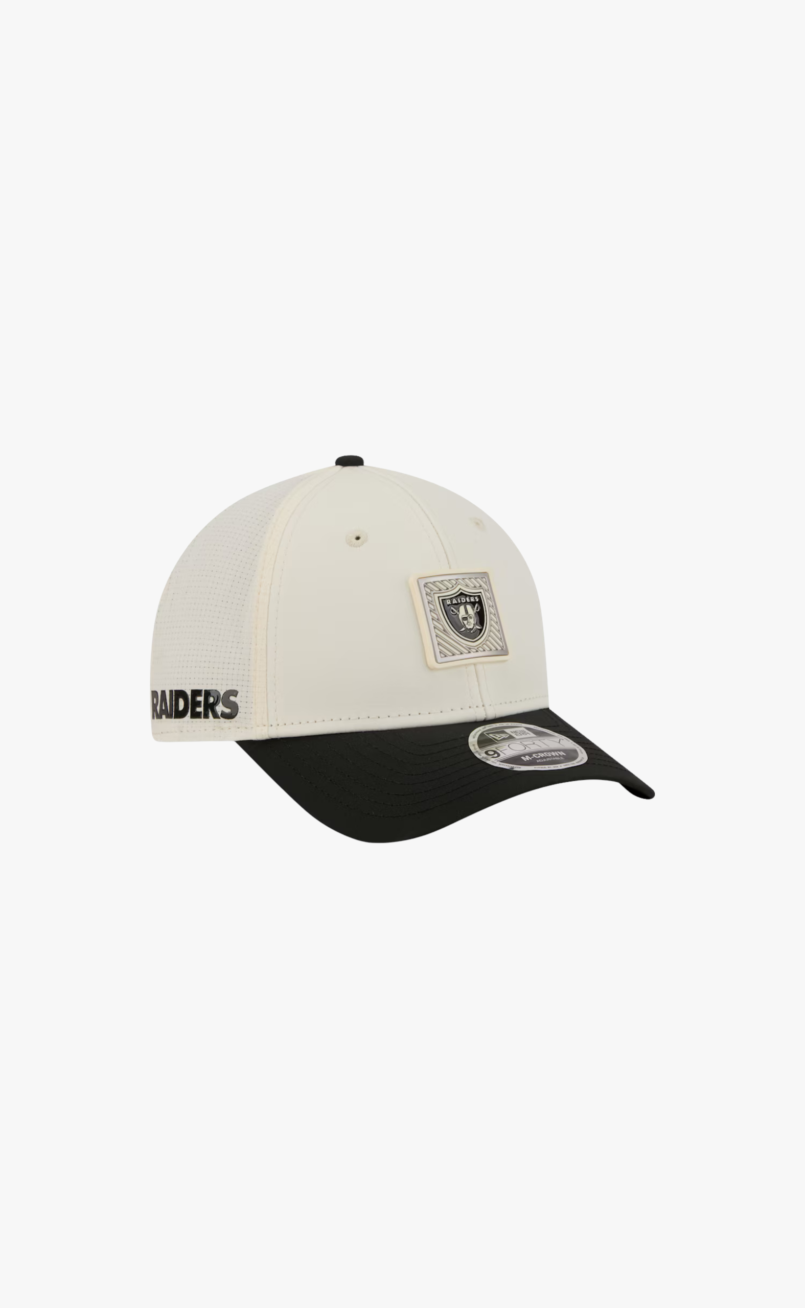 LAS VEGAS RAIDERS 9FORTY CREAM BLACK HAT