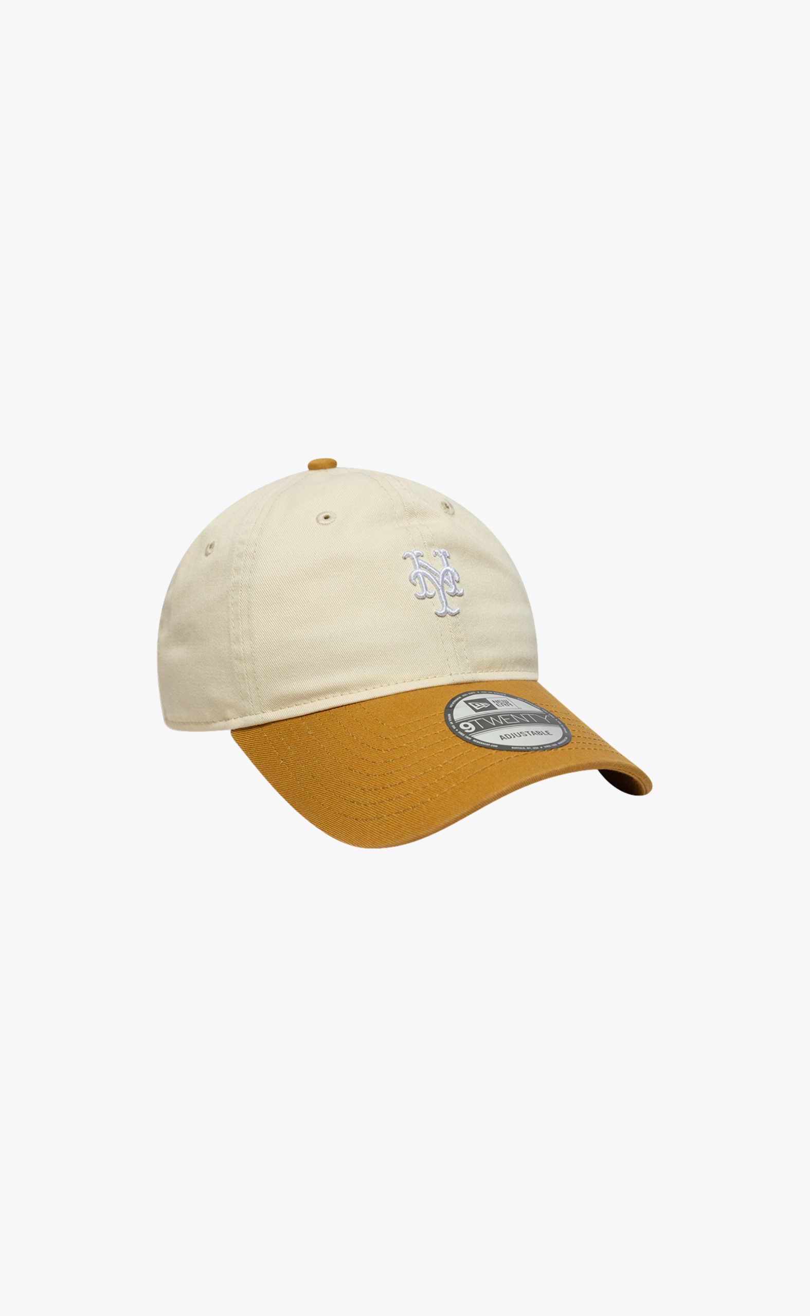 NEW YORK METS MINI WASHED CONTRAST 9TWENTY CREAM OCHRE HAT