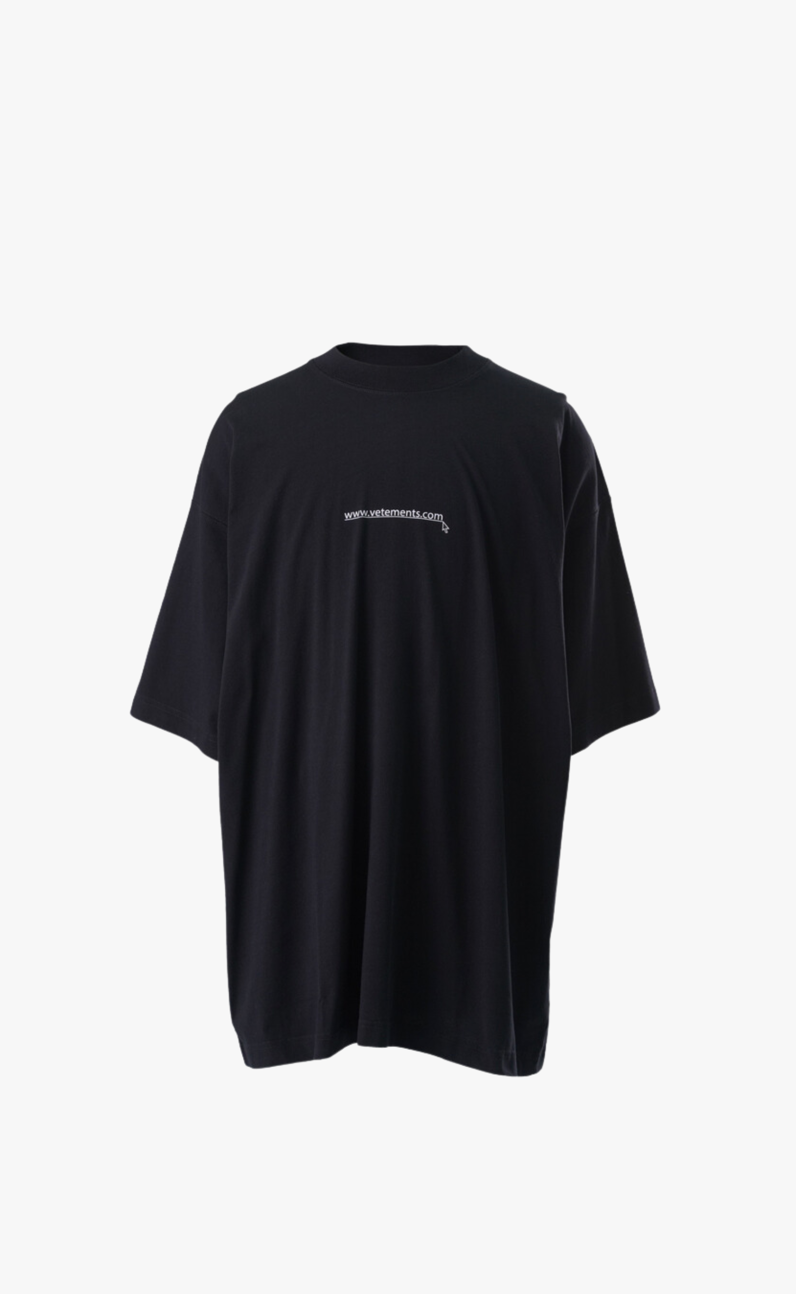 WEBSITE LOGO BLACK T-SHIRT