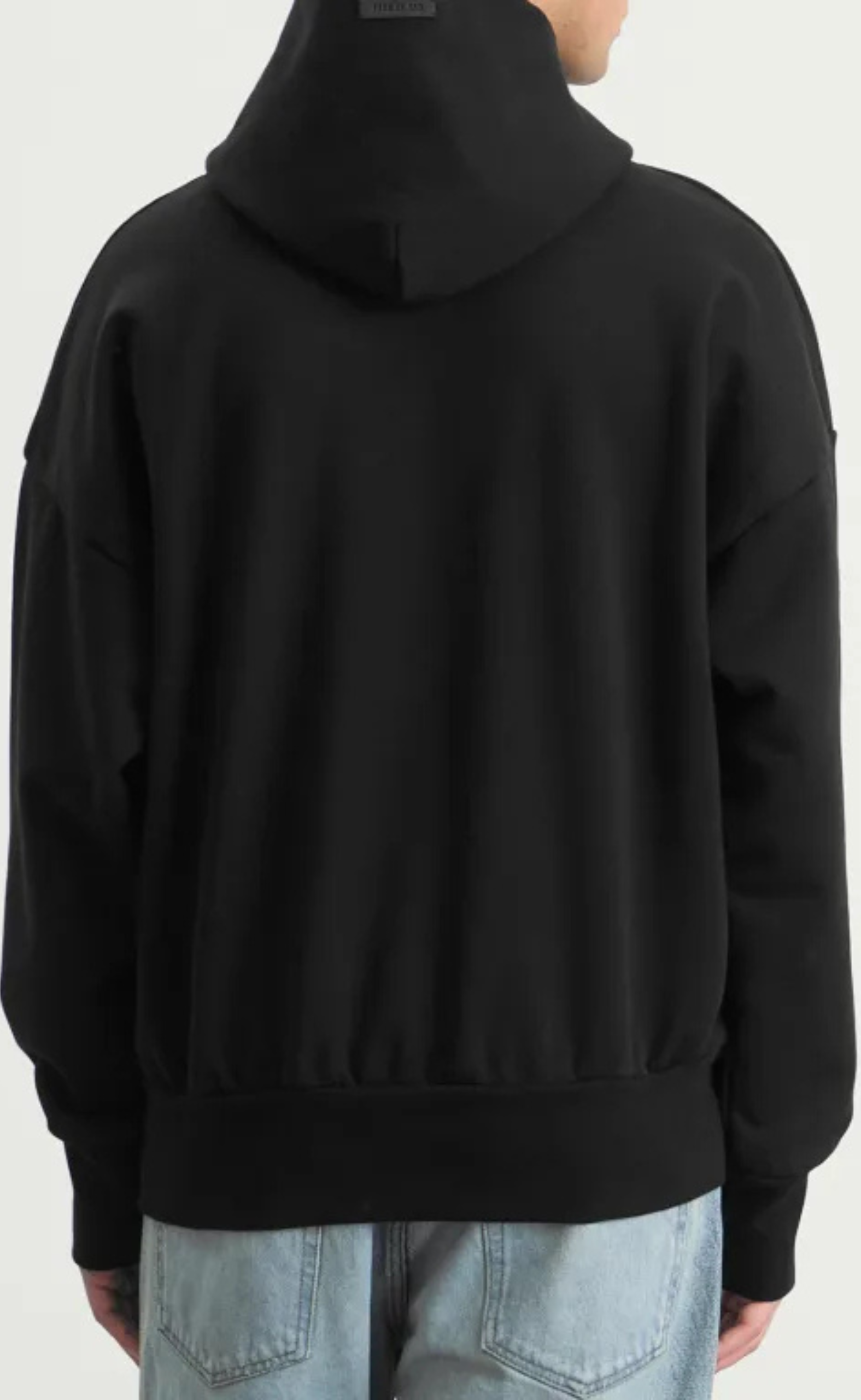FEAR OF GOD BLACK HOODIE