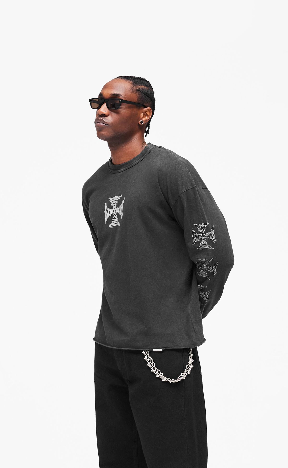 MH FADED BLACK LONGSLEEVE