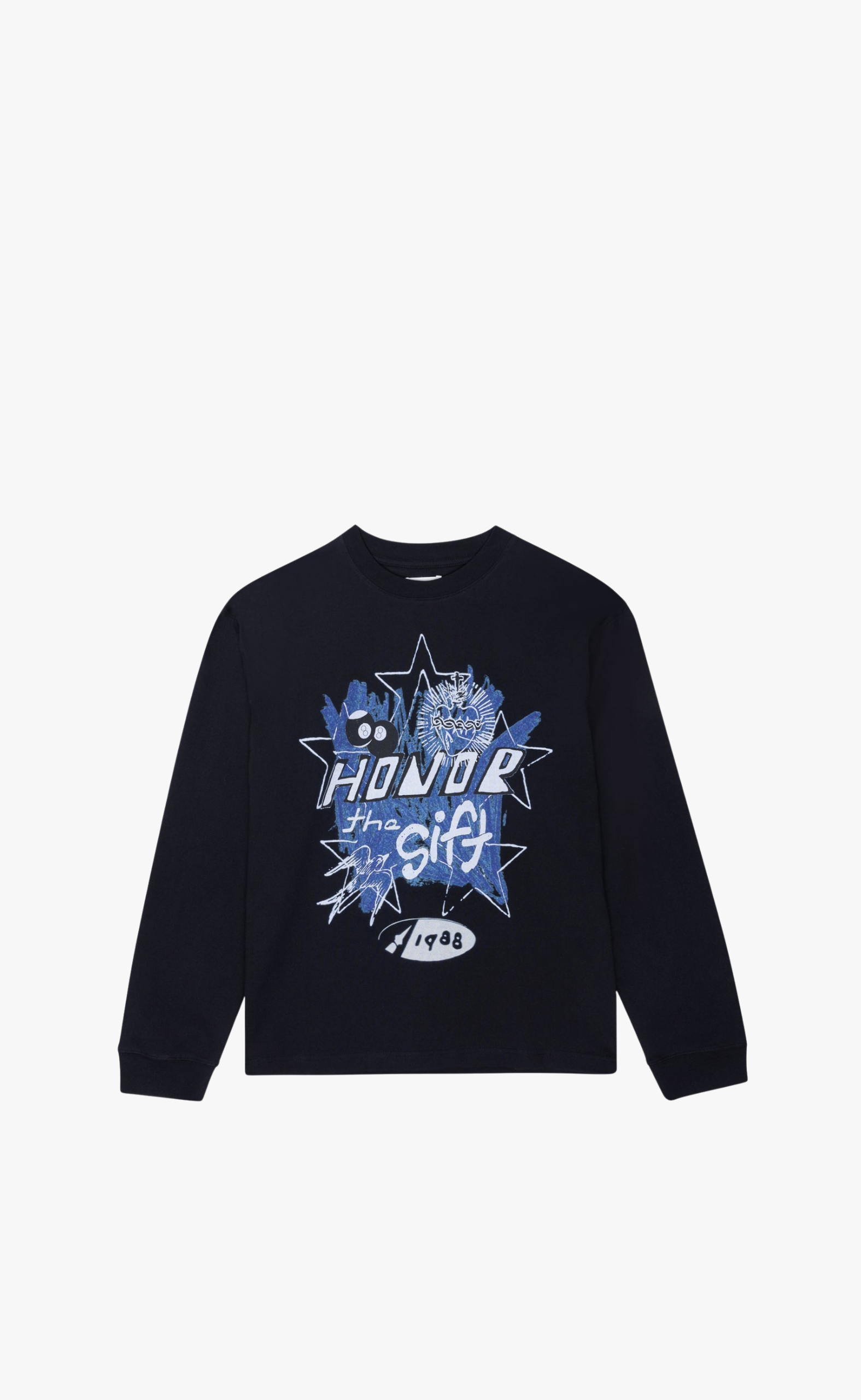 POP ART BLACK LONGSLEEVE