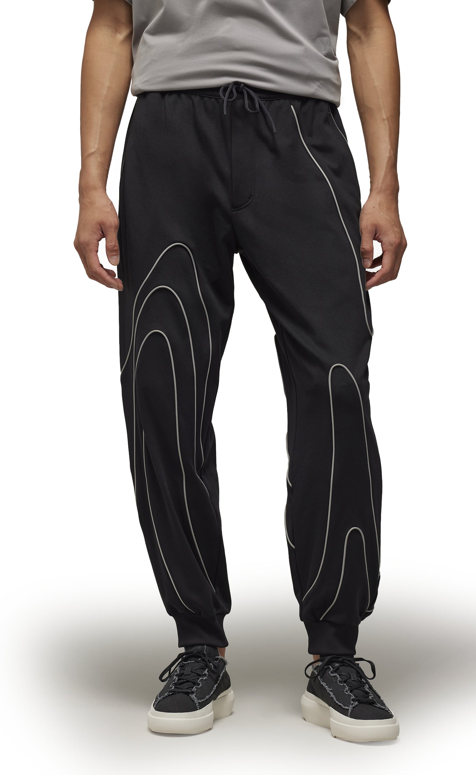 M TRACK BLACK PANTS