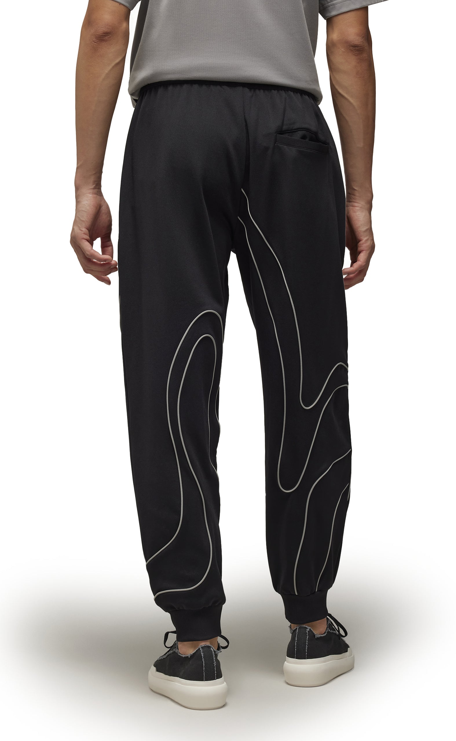 M TRACK BLACK PANTS