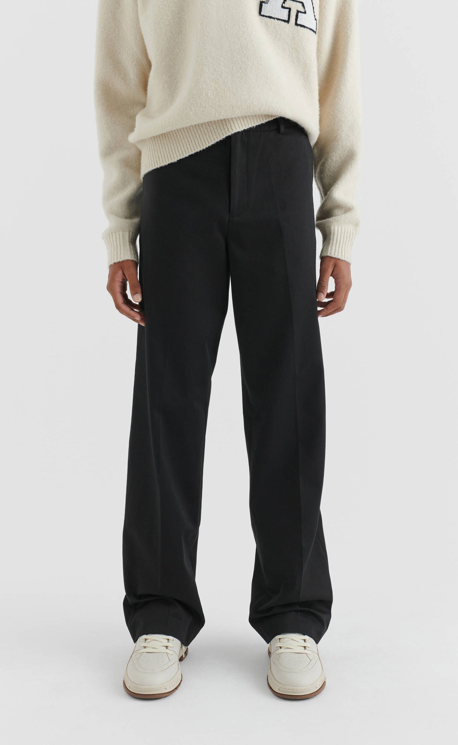 SERIF BLACK PANTS