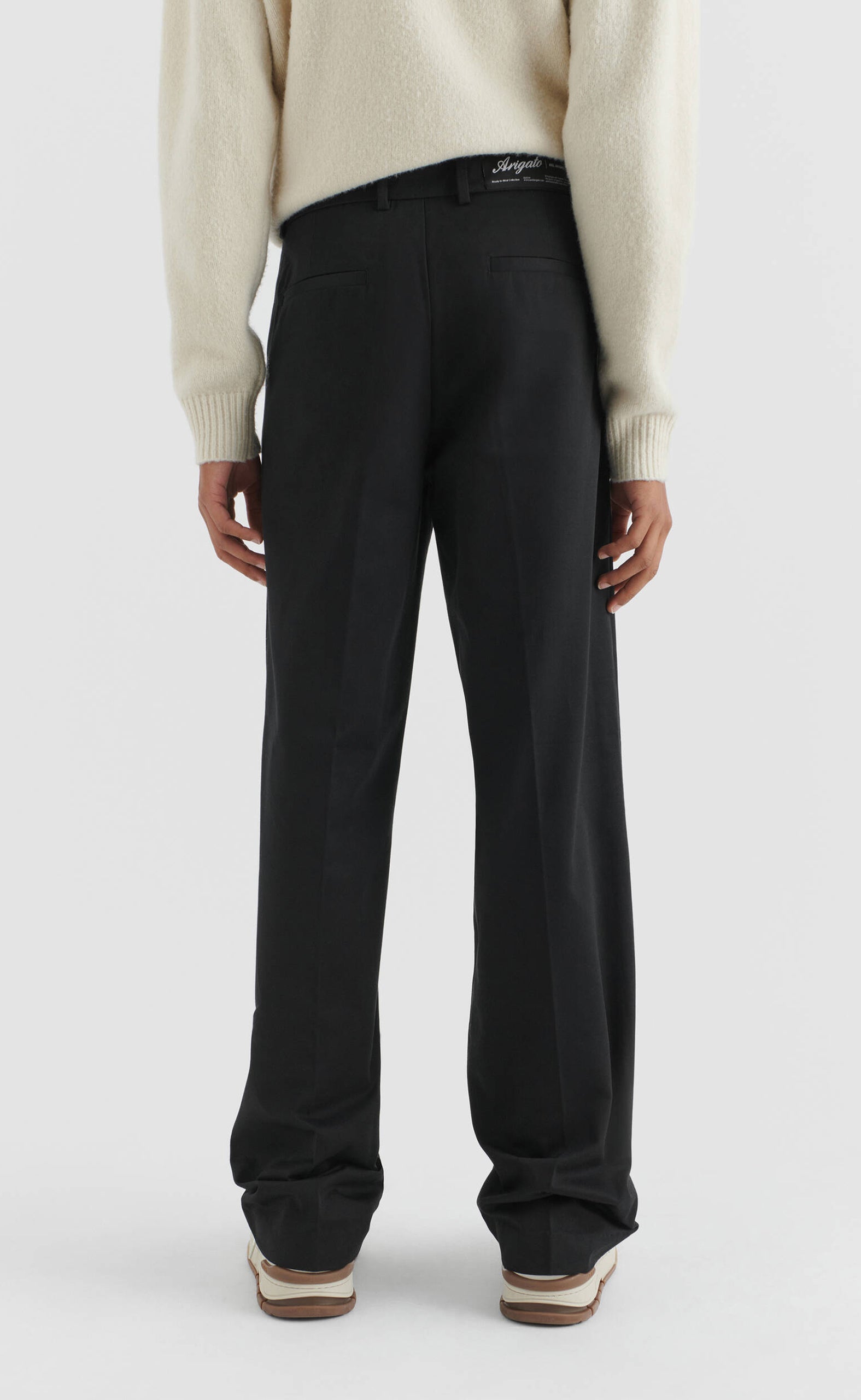 SERIF BLACK PANTS